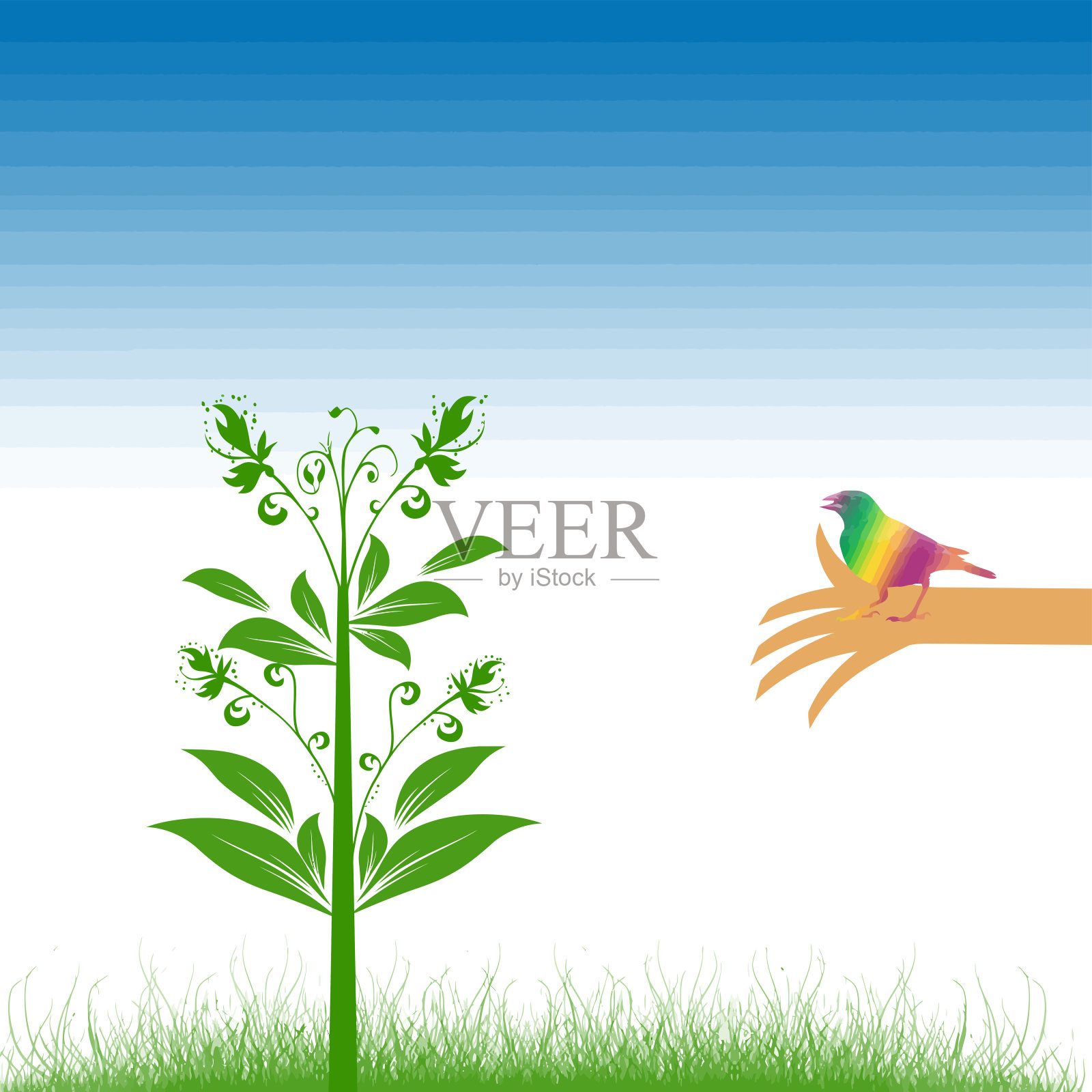 环境的概念插画图片素材