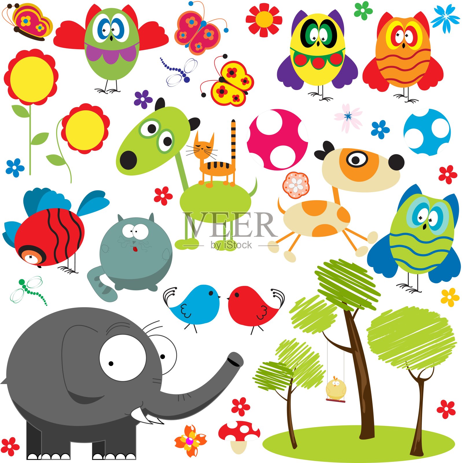 设计元素说明插画图片素材