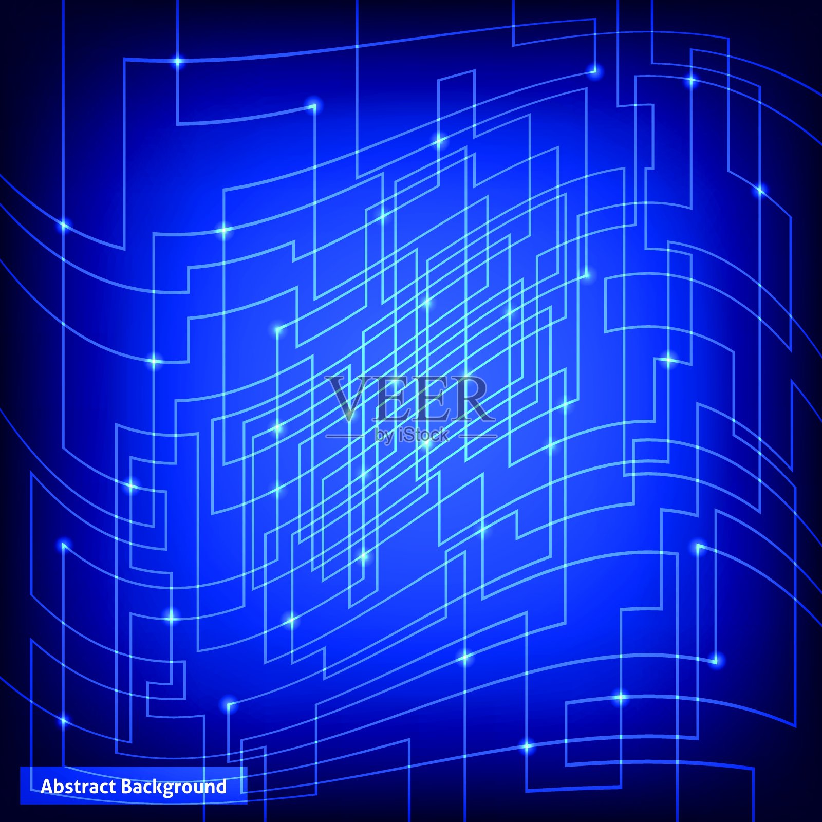 虚拟电路技术背景插画图片素材