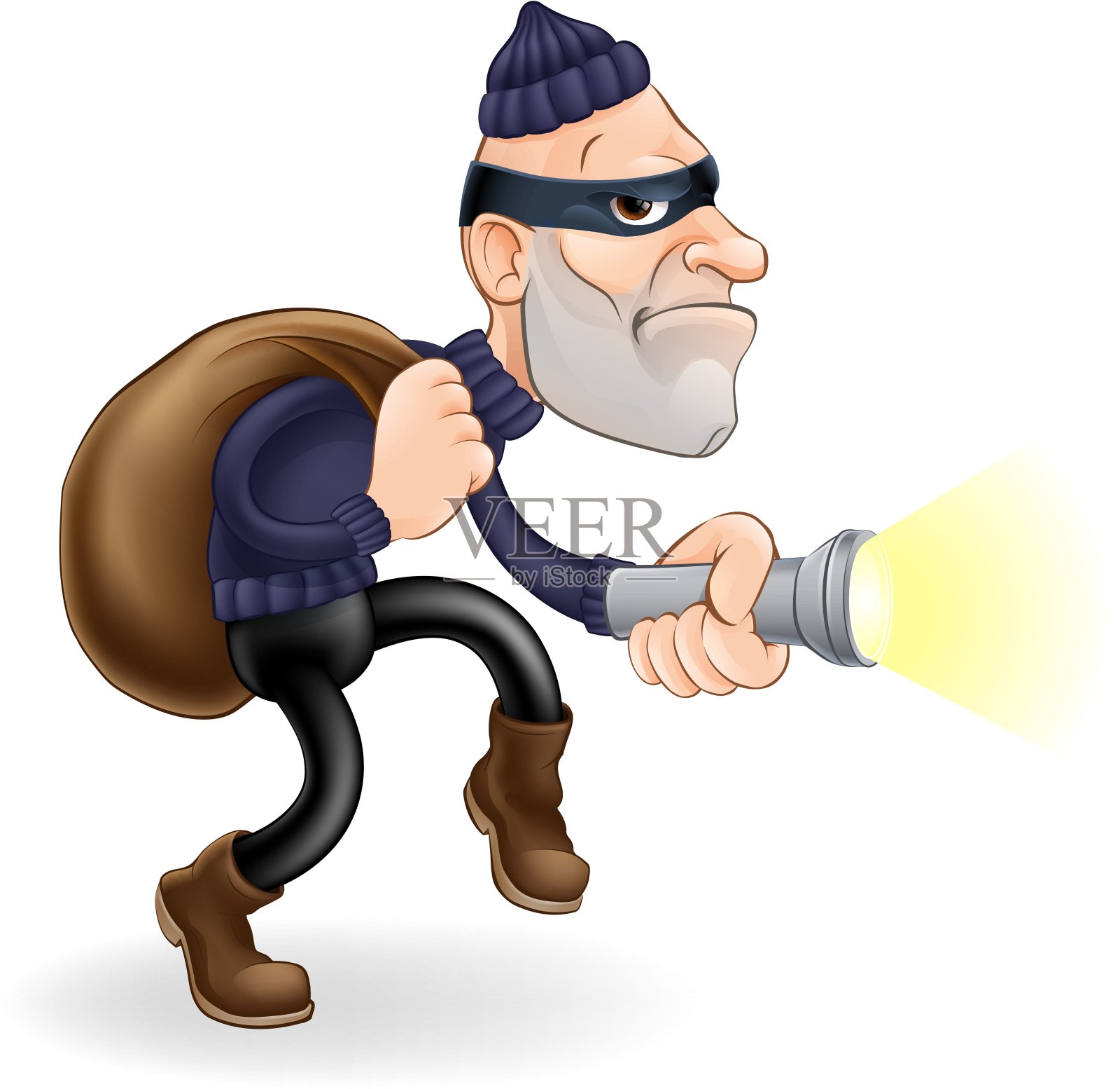 窃贼或窃贼插画图片素材