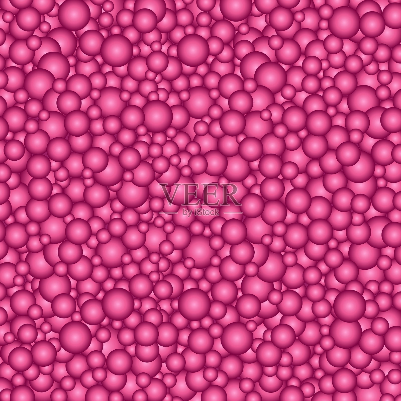 泡泡粉圈背景插画图片素材