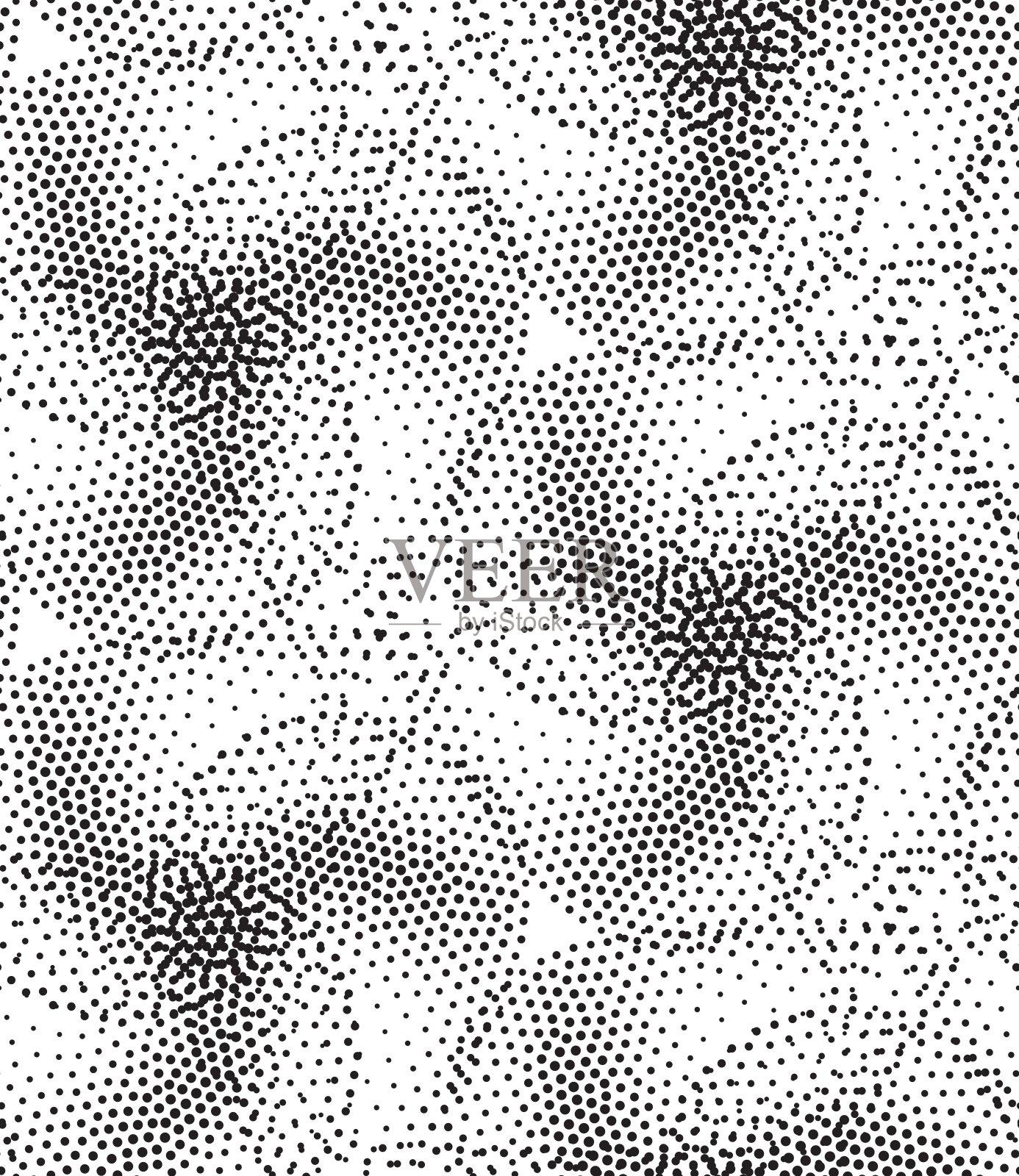 矢量几何无缝图案。重复抽象点插画图片素材
