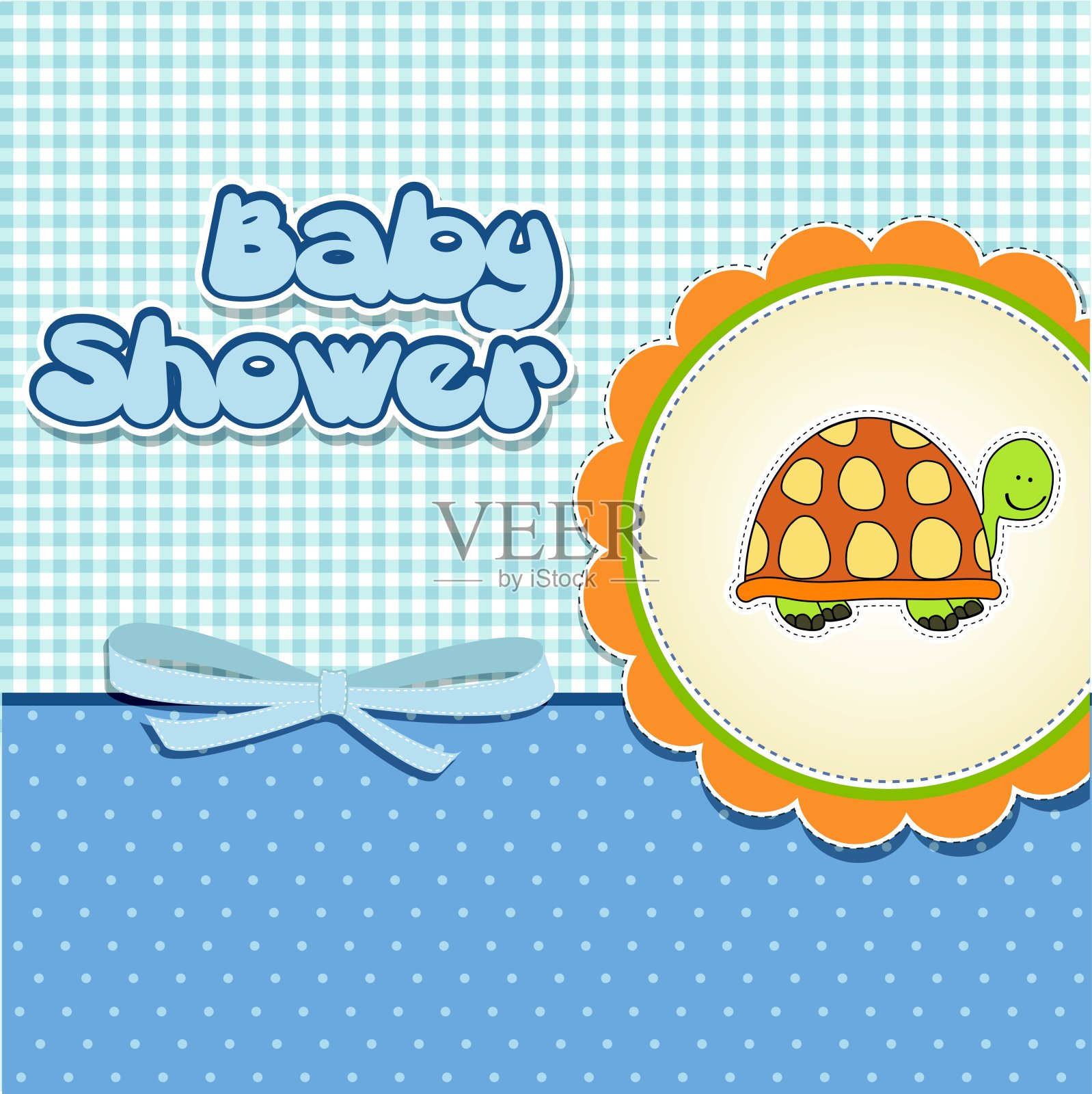 搞笑宝宝送礼卡插画图片素材