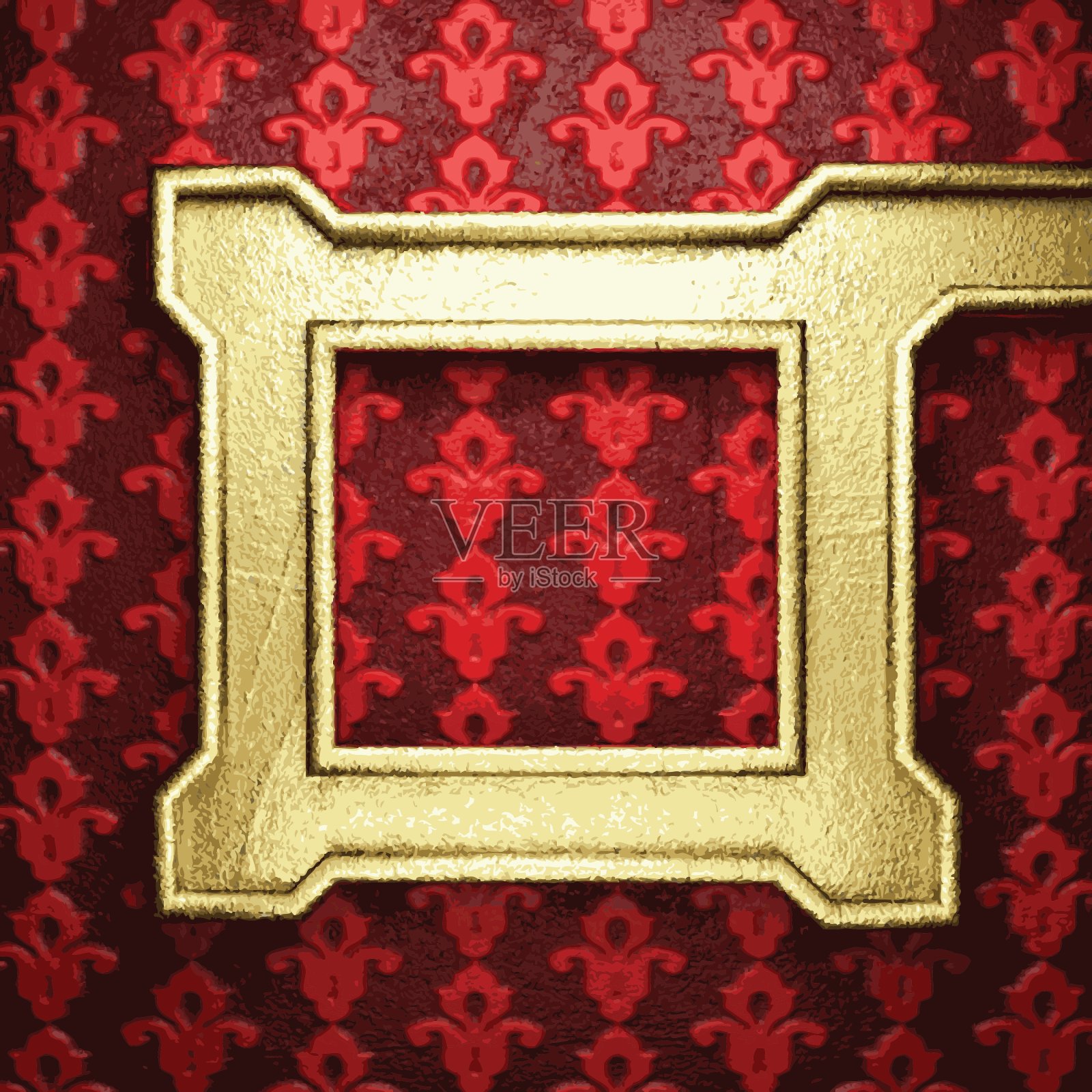 背景用金插画图片素材