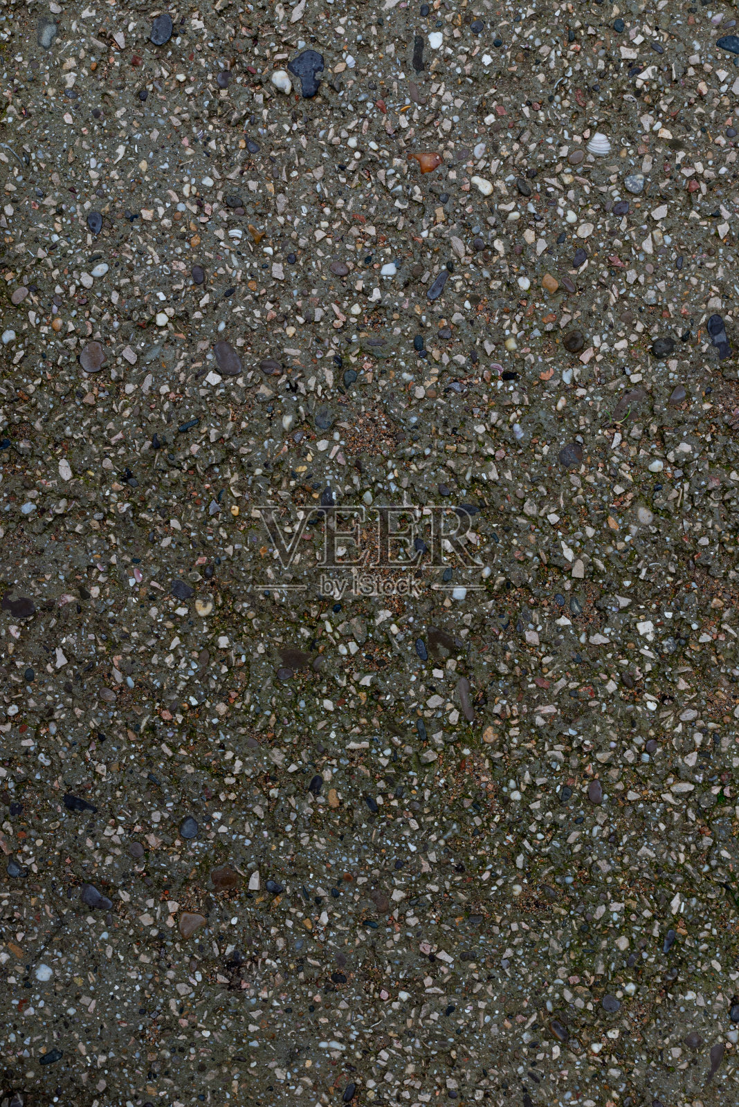 混凝土中的小石头纹理照片摄影图片