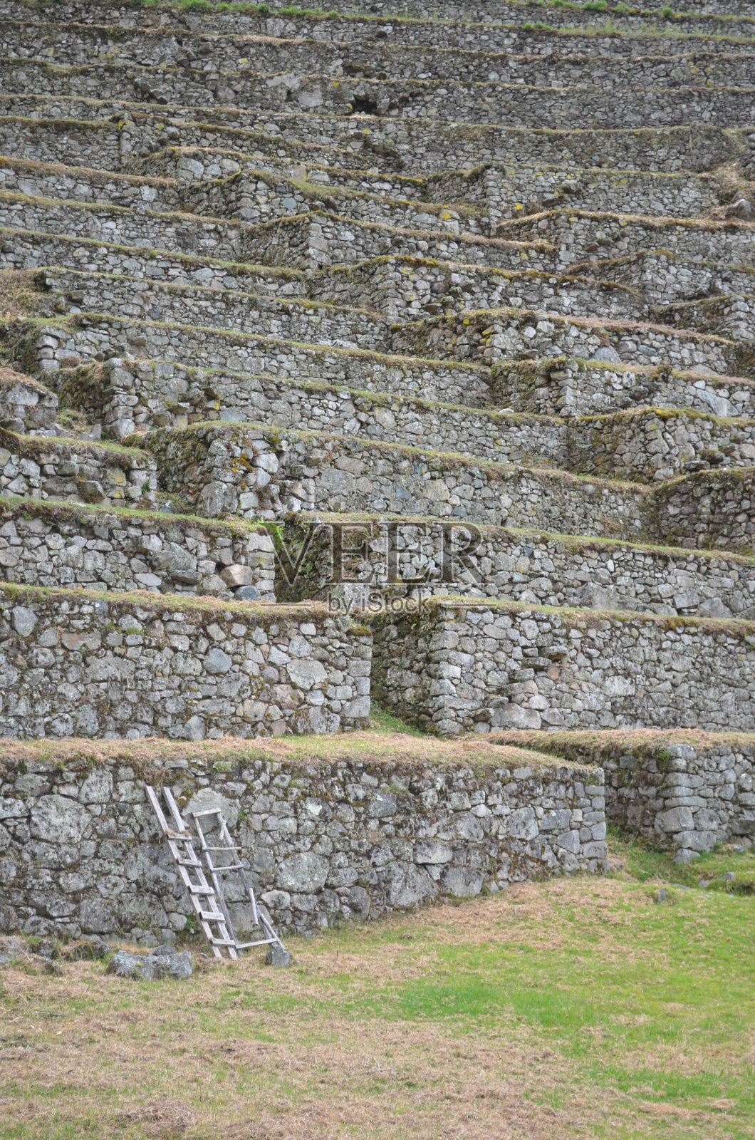 秘鲁马丘比丘印加古道上Winay Wayna印加遗址照片摄影图片