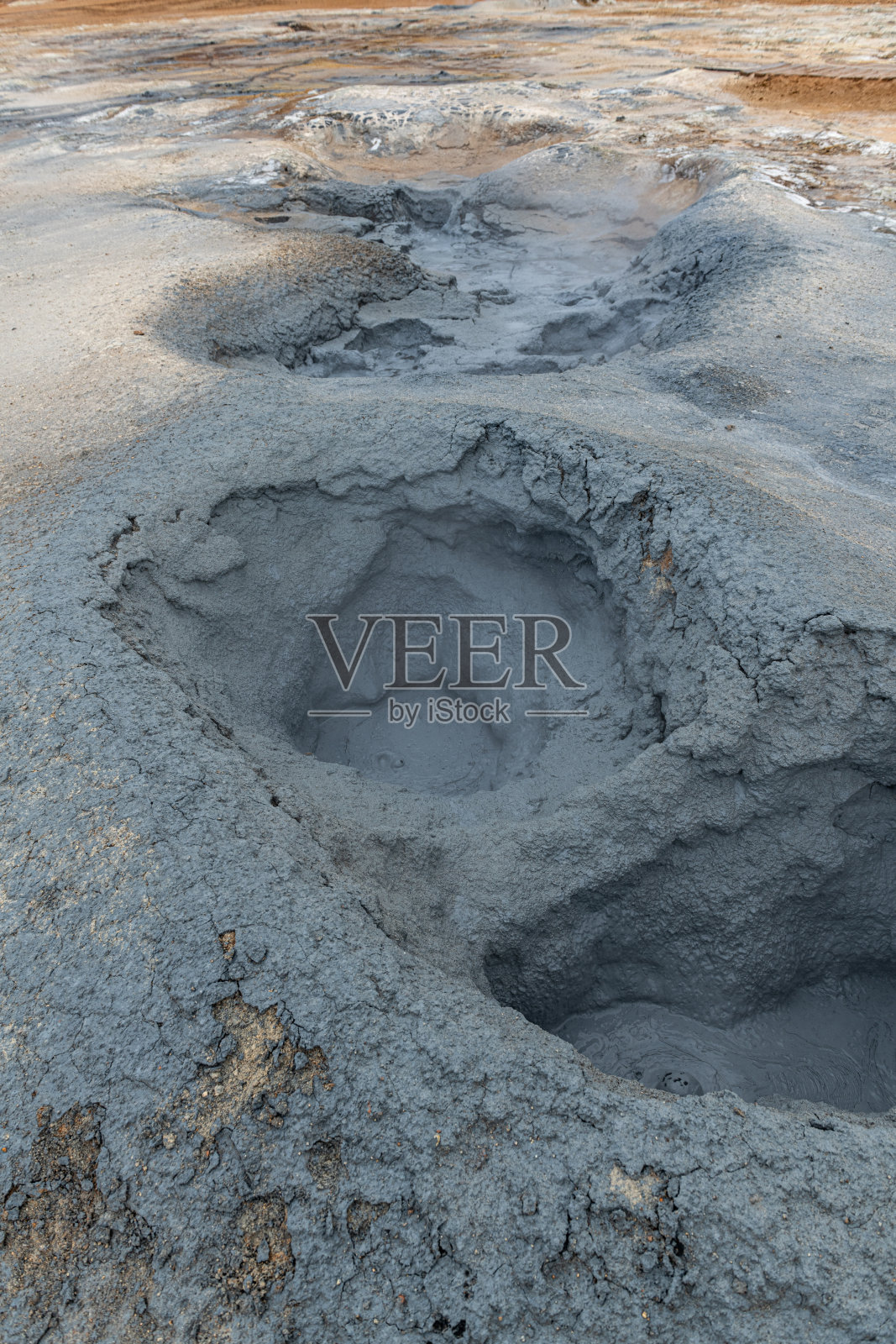 冰岛北部Hverir地热区照片摄影图片