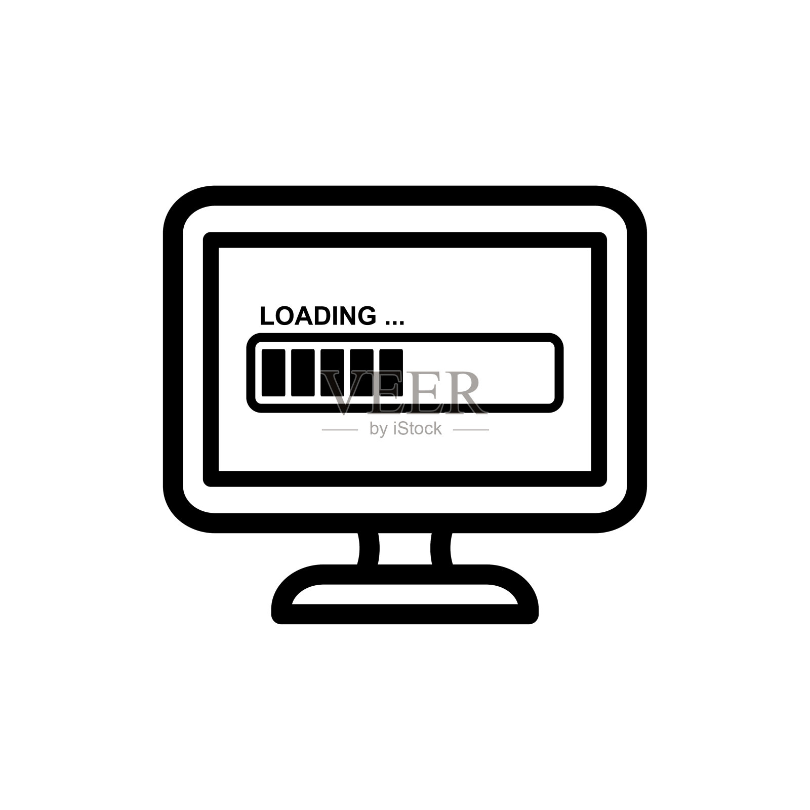 监控图标平面矢量模板设计潮流插画图片素材