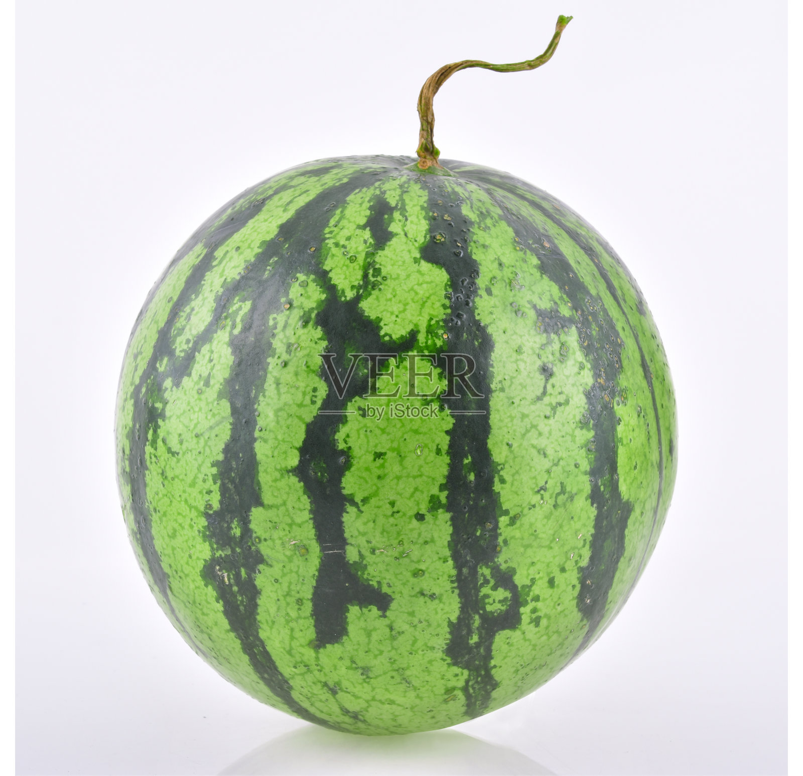 西瓜孤立在白色背景上照片摄影图片