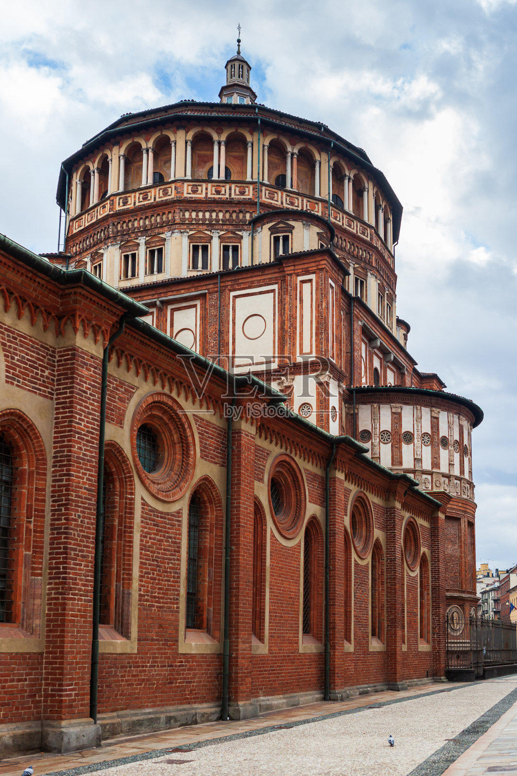米兰的圣玛丽亚感恩教堂照片摄影图片