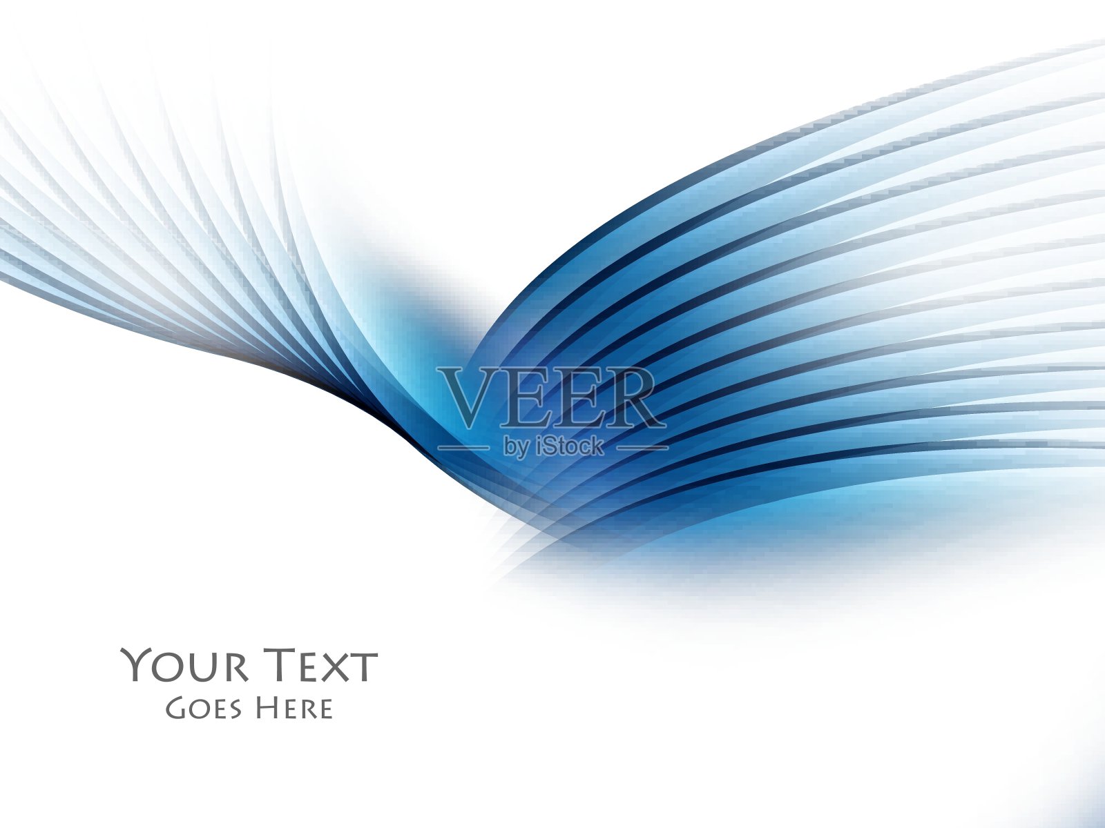 彩色矢量波浪背景插画图片素材