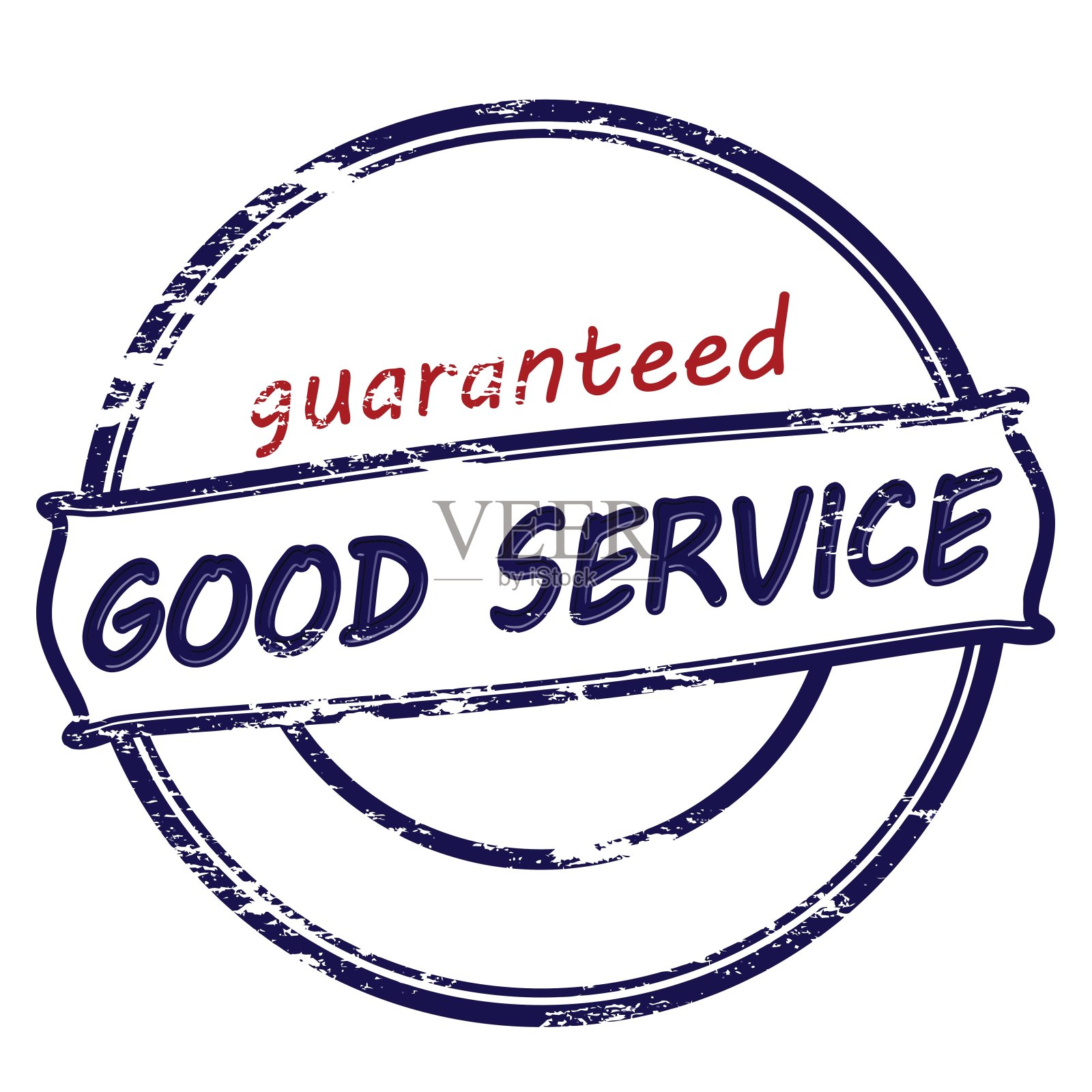 保证良好的服务插画图片素材