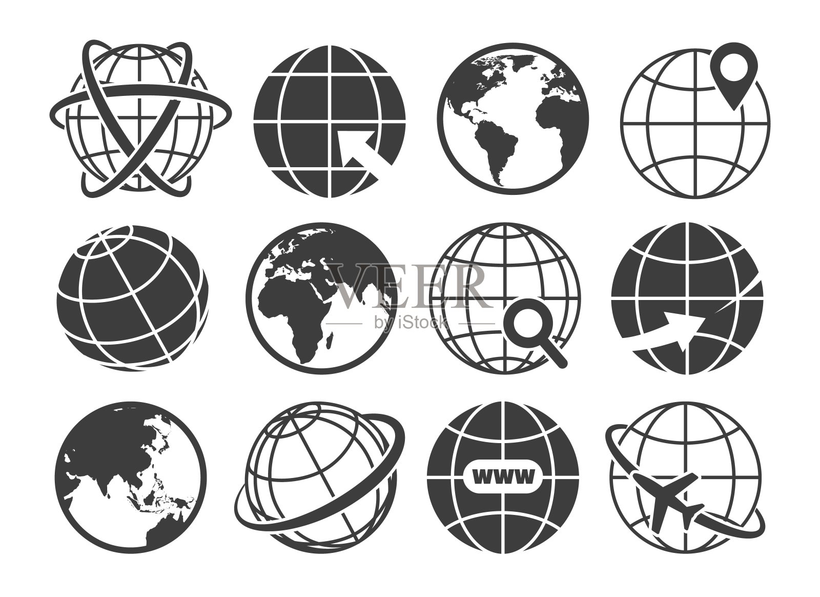 全球购物偶像图标素材