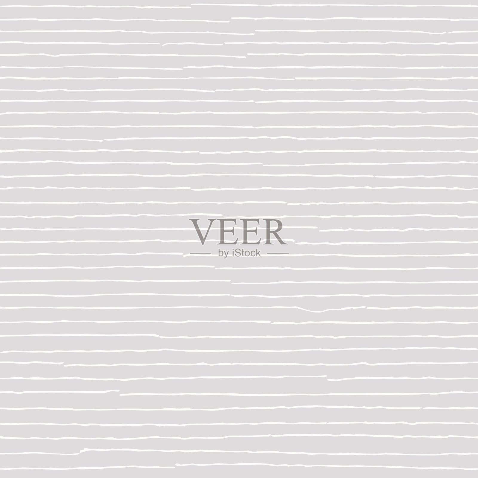 白色无缝垃圾格子图案。手绘浅米色抽象条纹背景与白色线插画图片素材