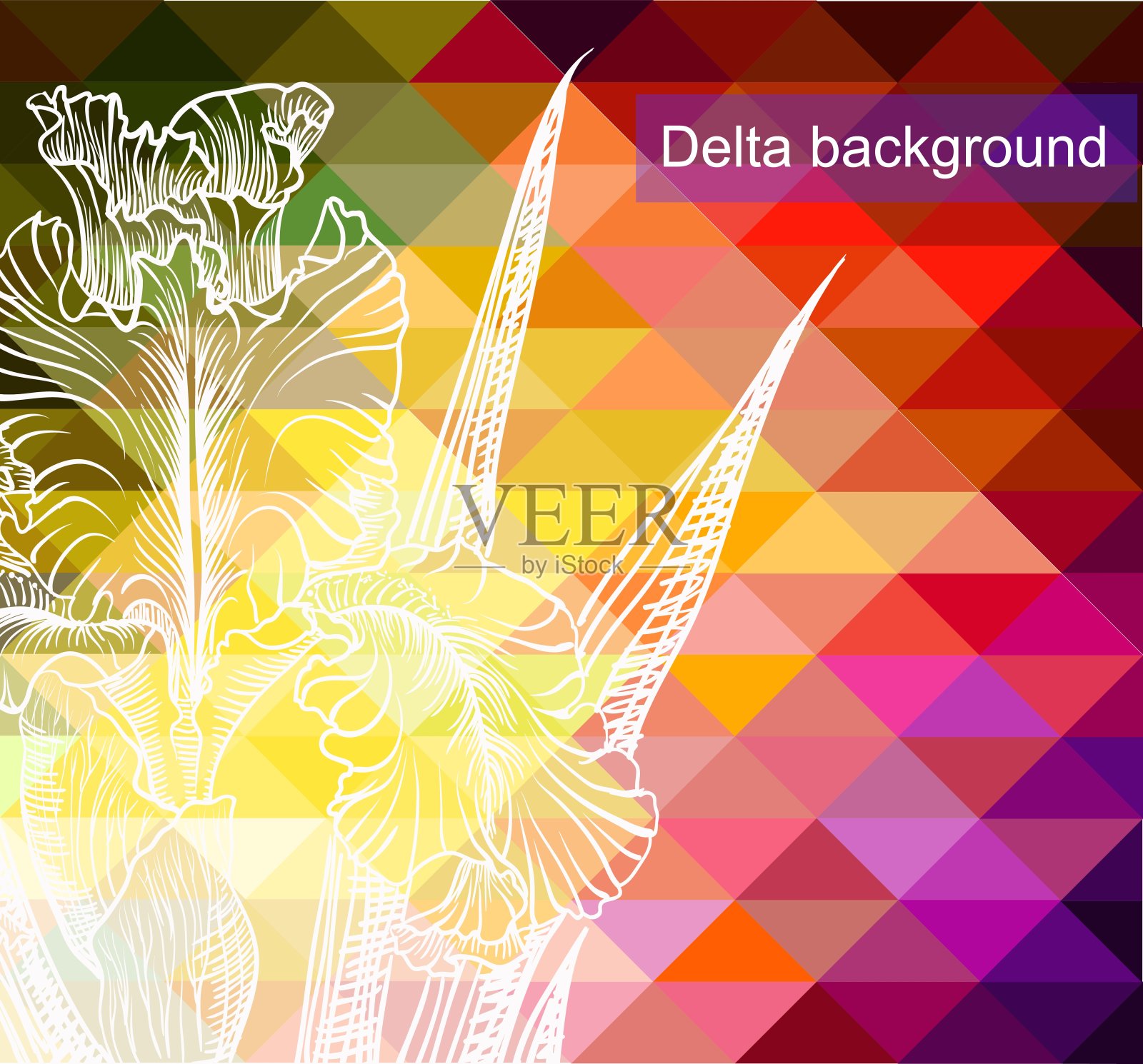 矢量背景的几何正方形设计模板素材