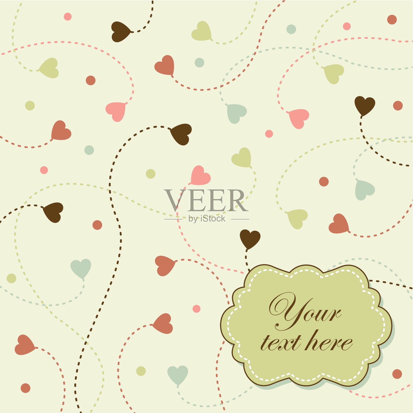 浪漫的背景设计模板素材