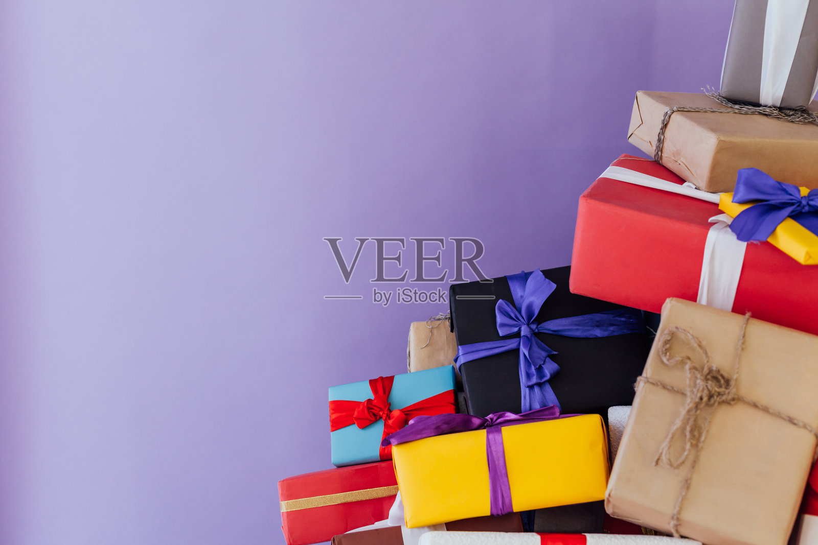 很多不同的生日，生日，圣诞节，假日背景照片摄影图片