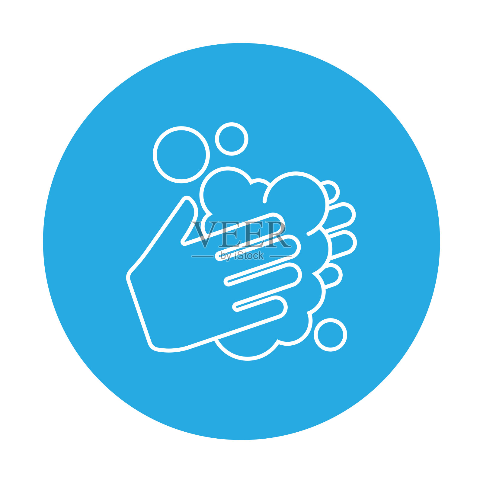 清洁，卫生，洗手图标矢量插画图片素材