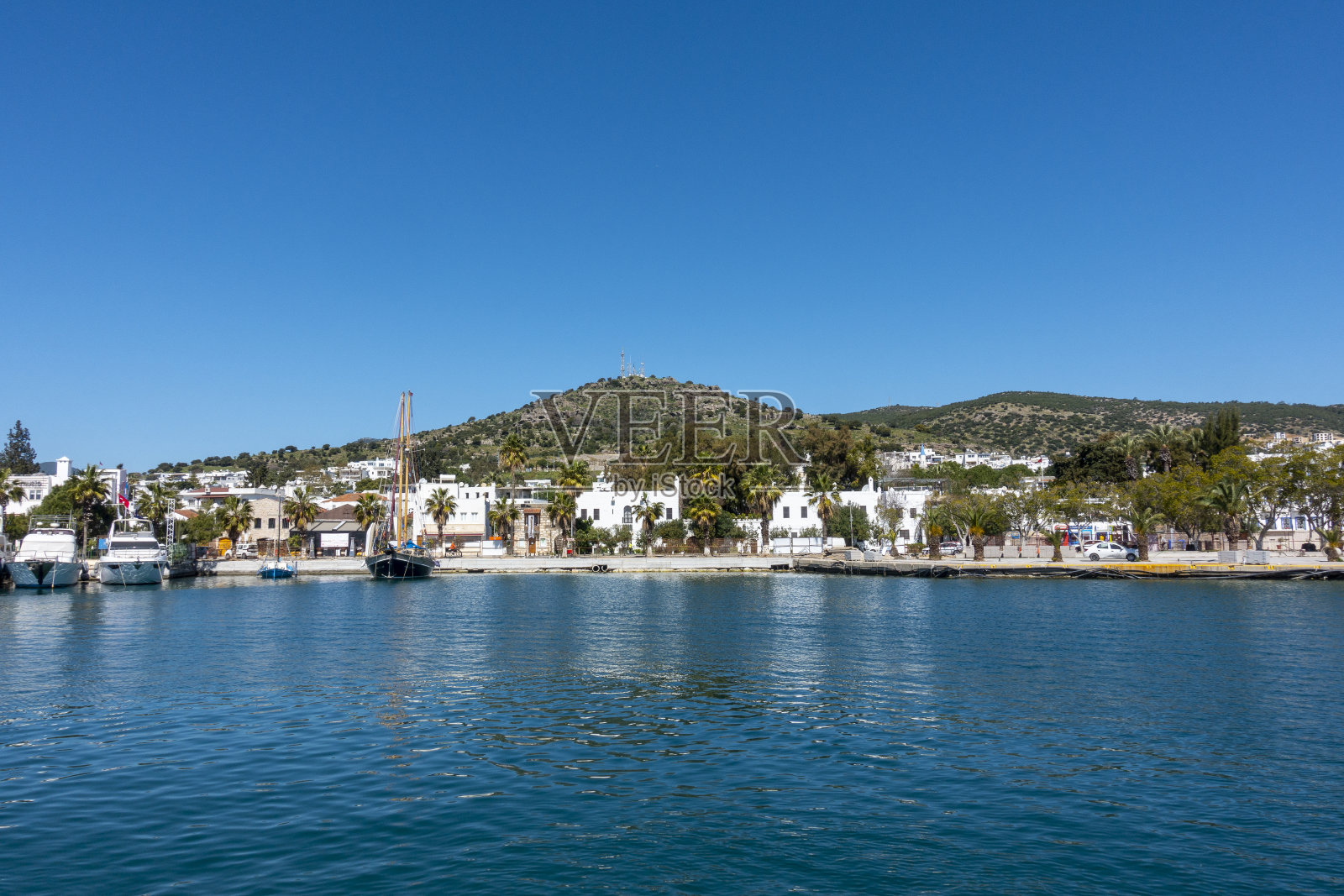 博德鲁姆港照片摄影图片