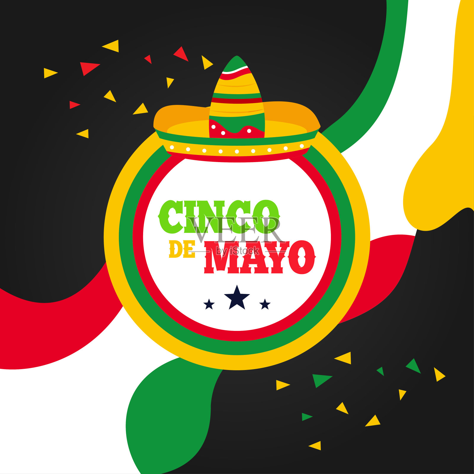 五月节矢量设计插图庆祝时刻设计模板素材