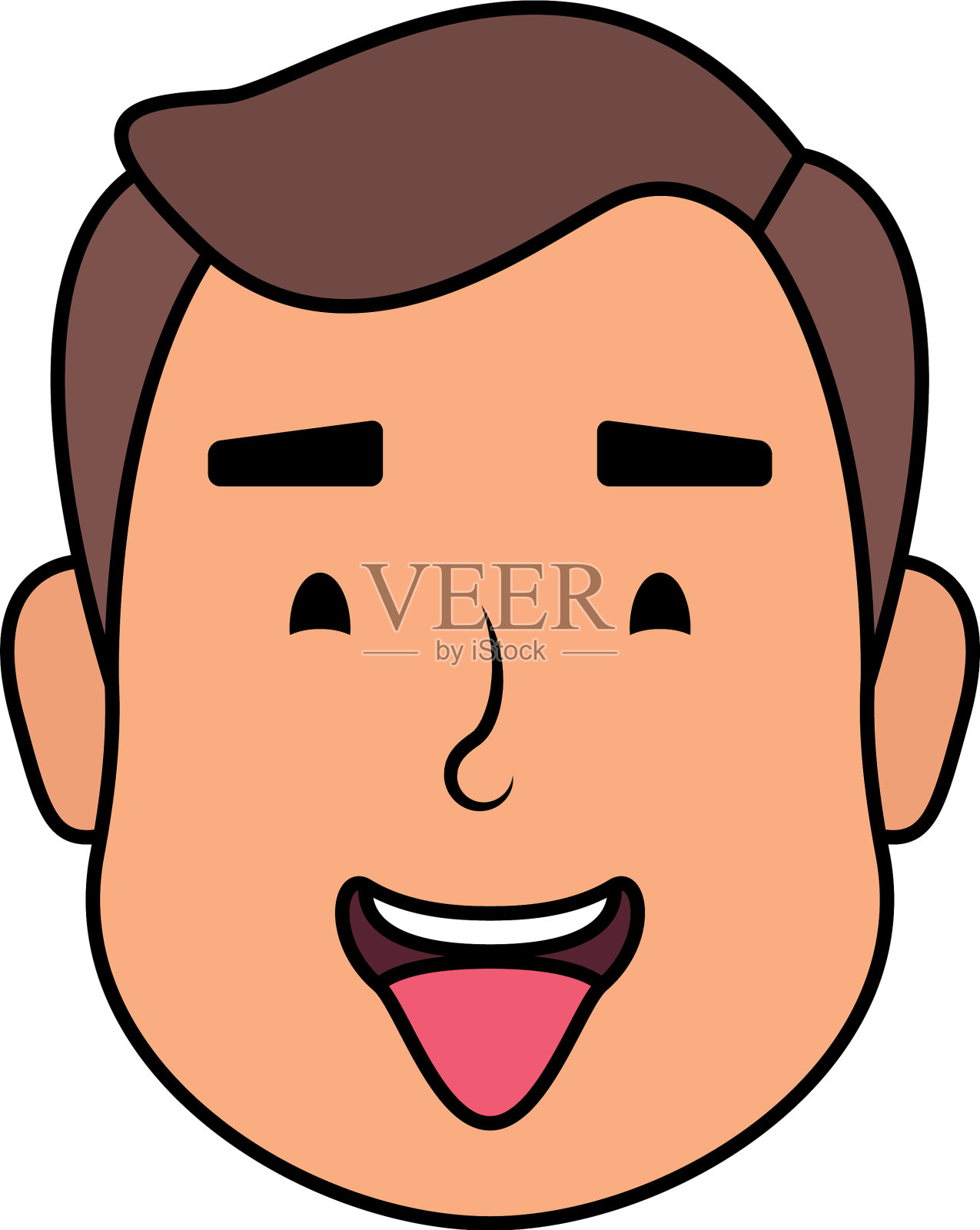 年轻人头像人物图标设计元素图片