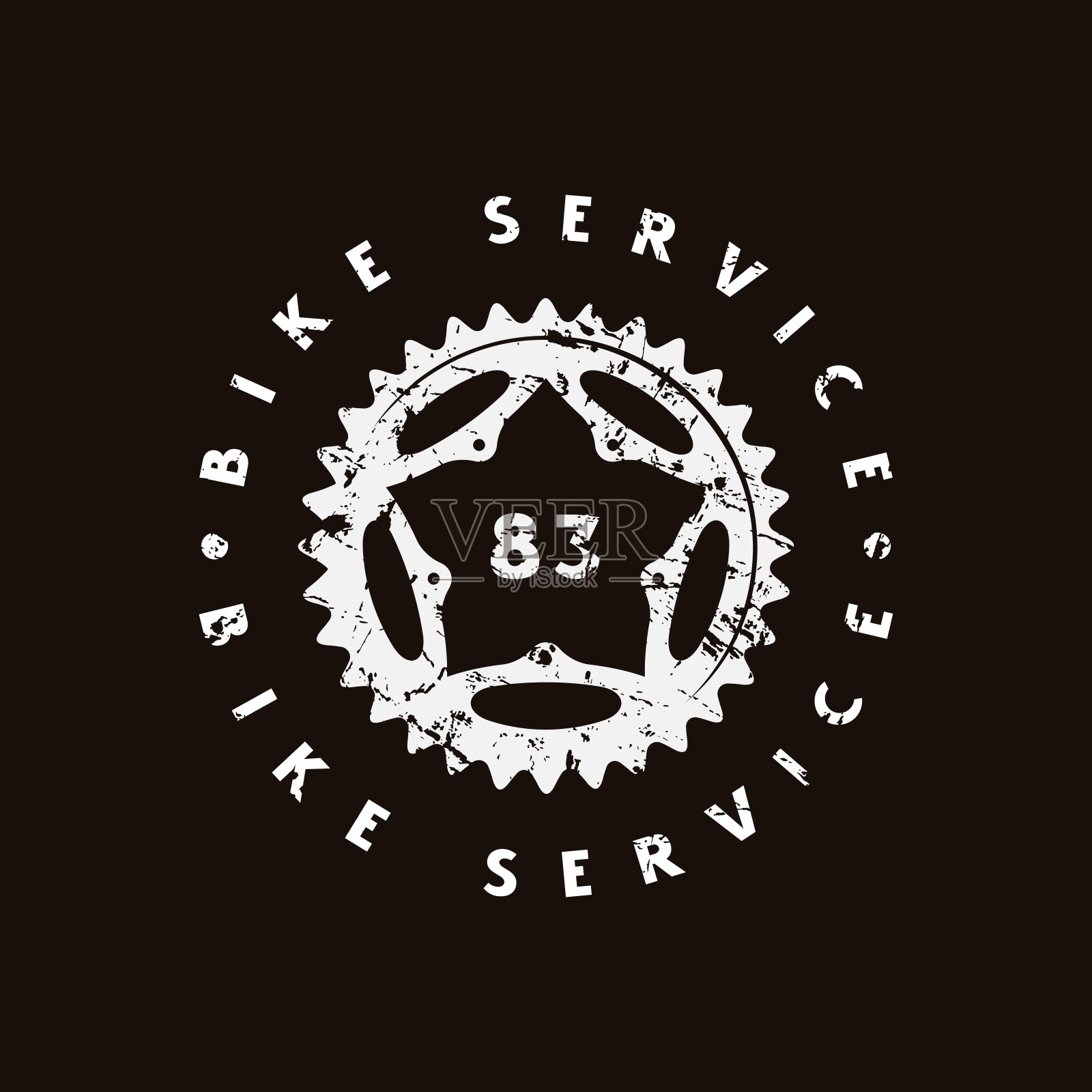 自行车店会徽设计元素图片