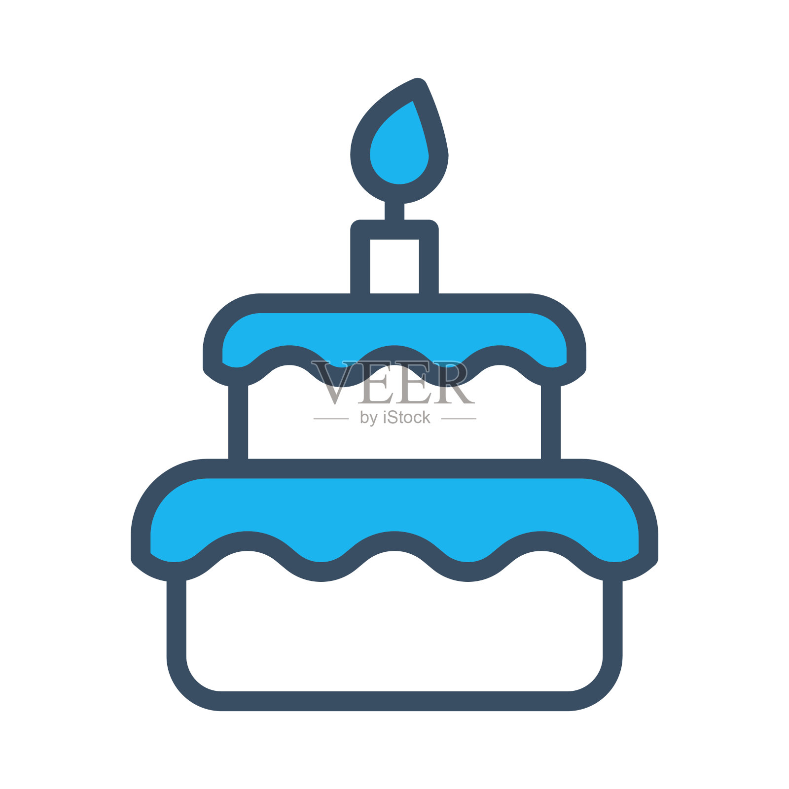 生日蛋糕插画图片素材