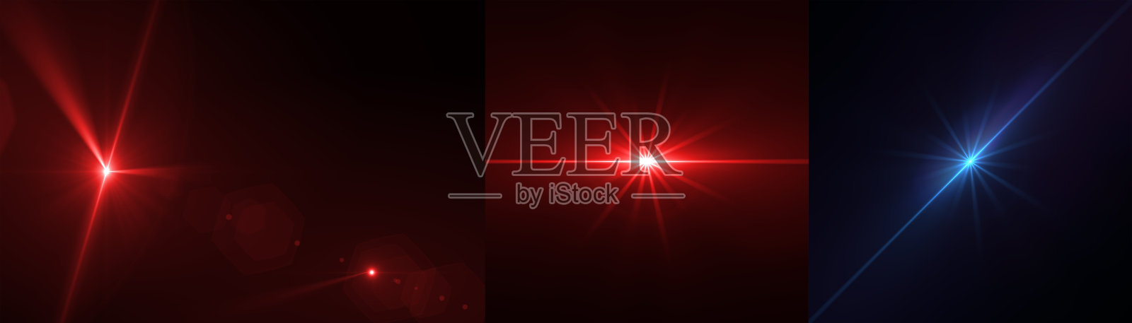 现代抽象背景横幅空间霓虹灯(超高分辨率)3d渲染照片摄影图片