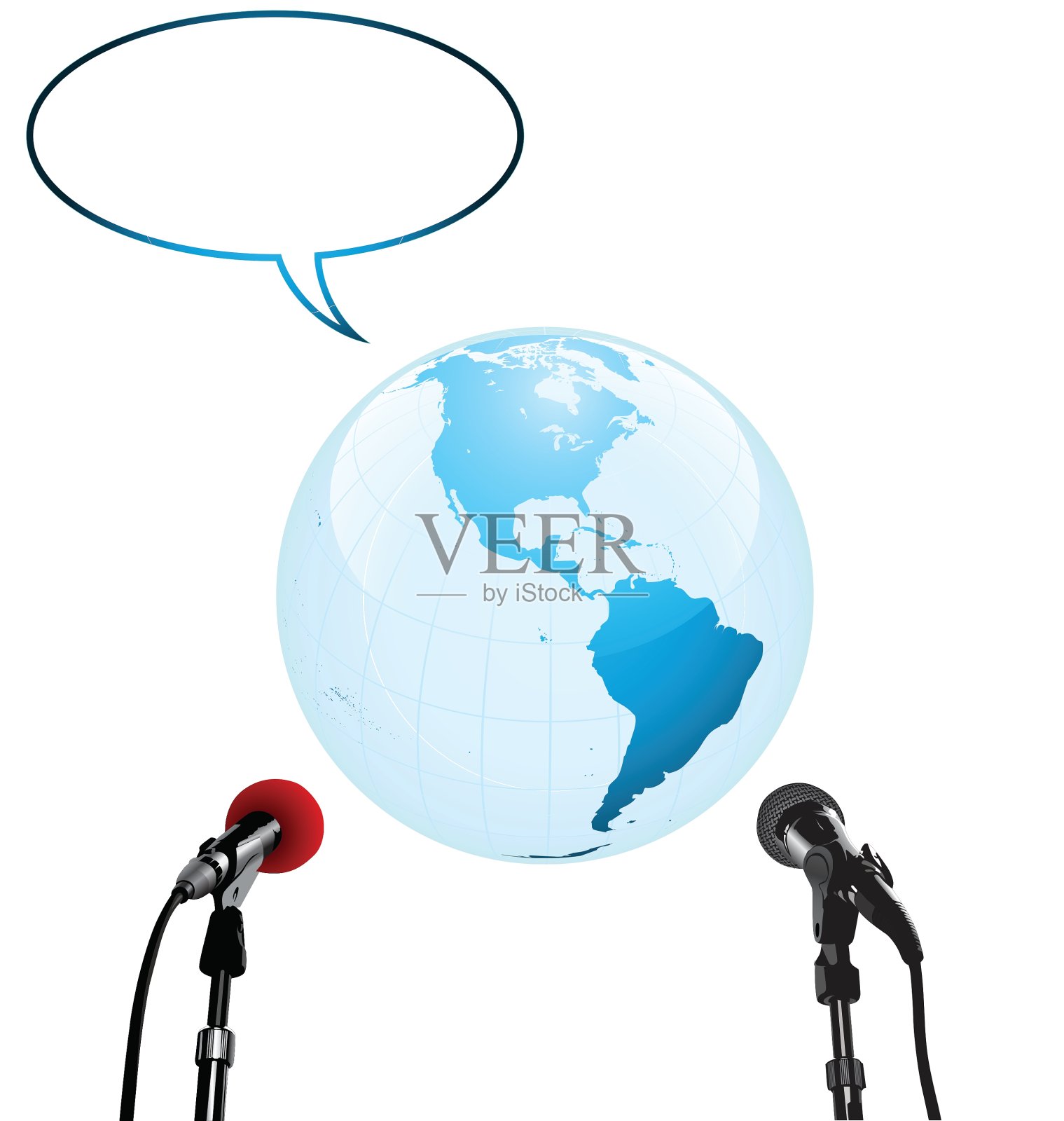 地球的采访设计元素图片