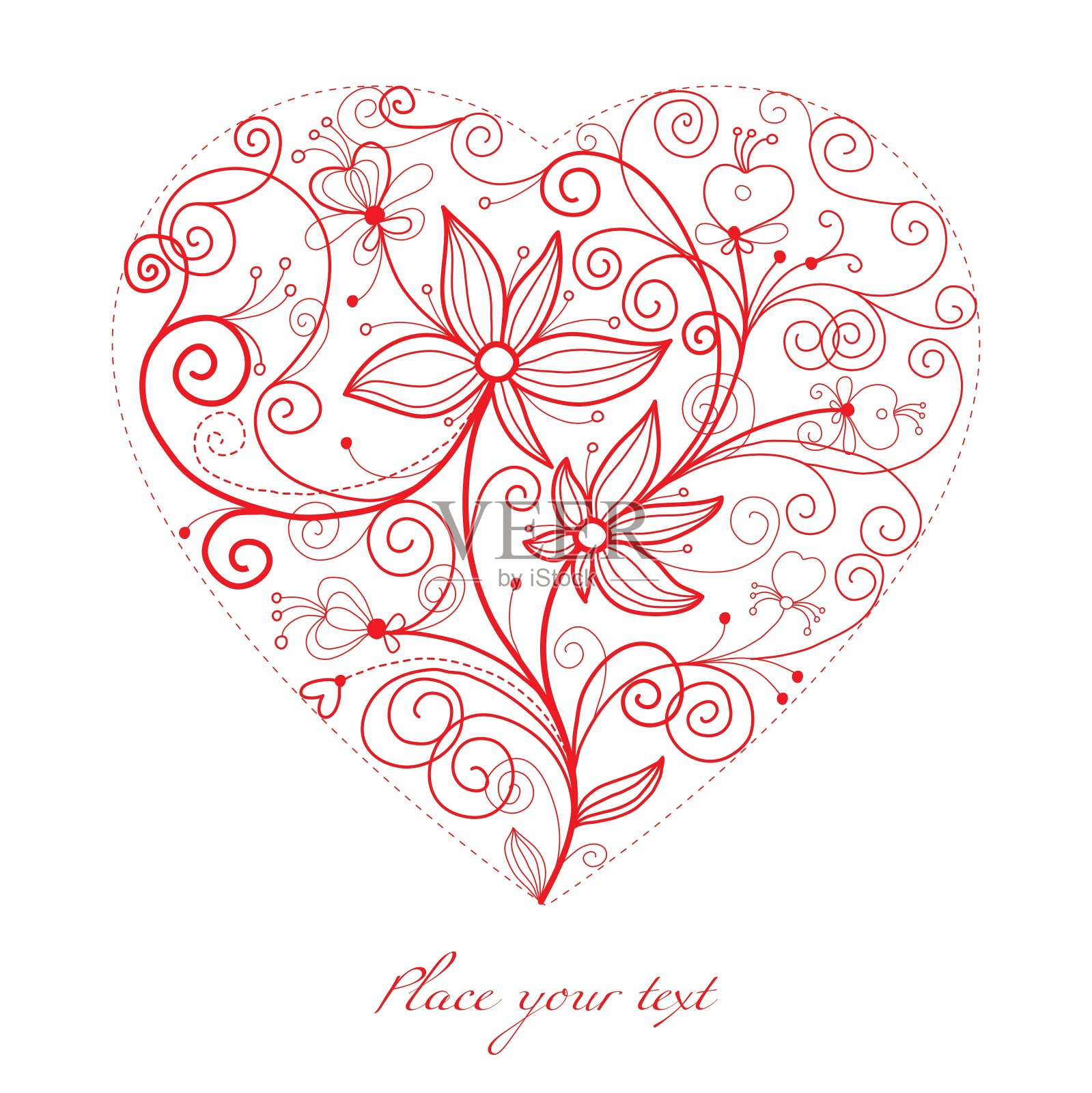 情人节卡片设计元素图片