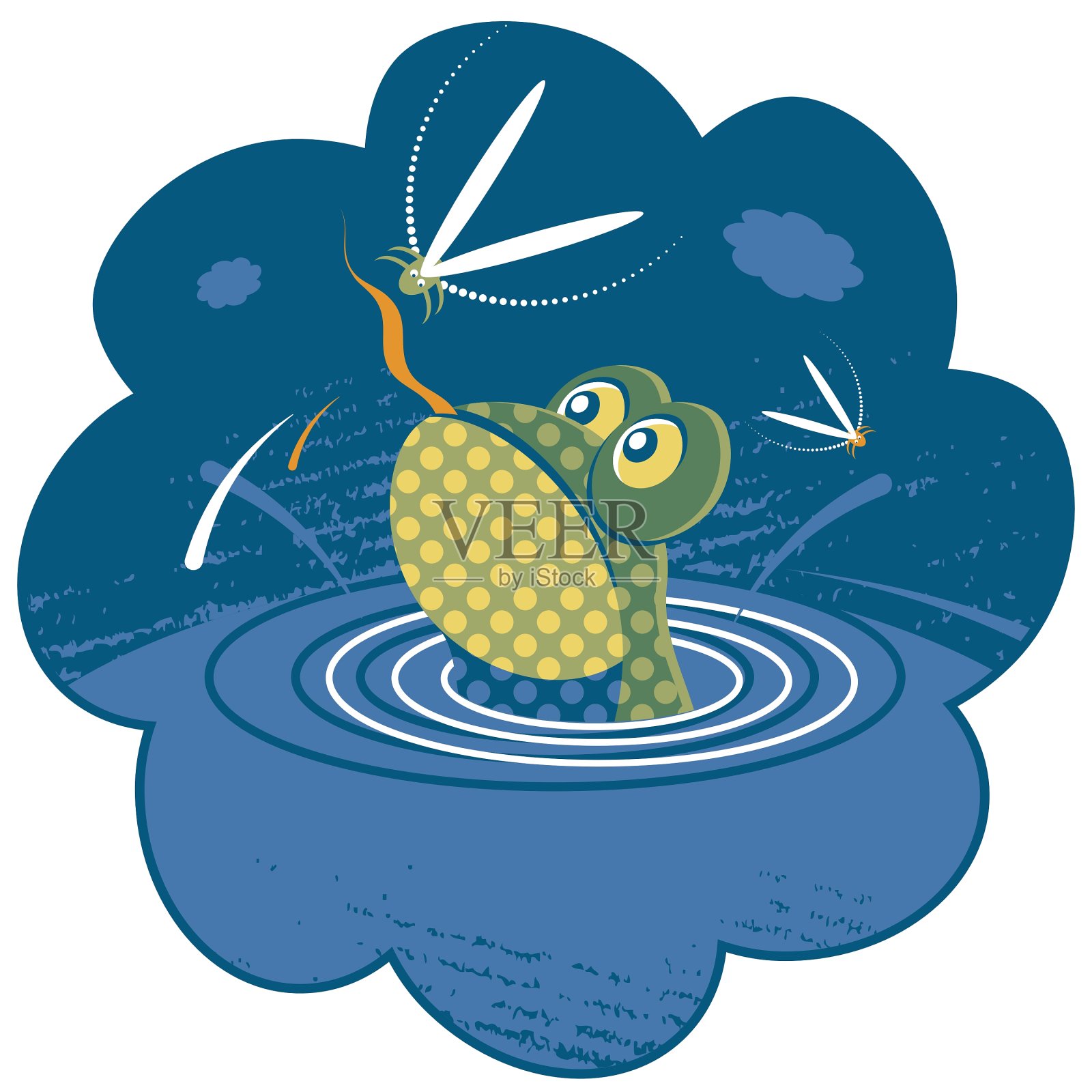 青蛙设计元素图片