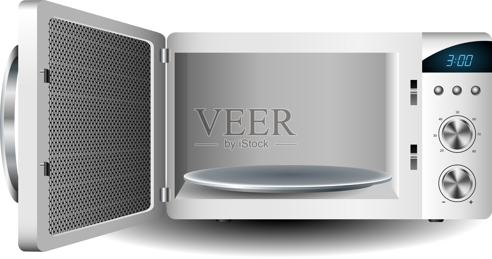 微波炉插画图片素材