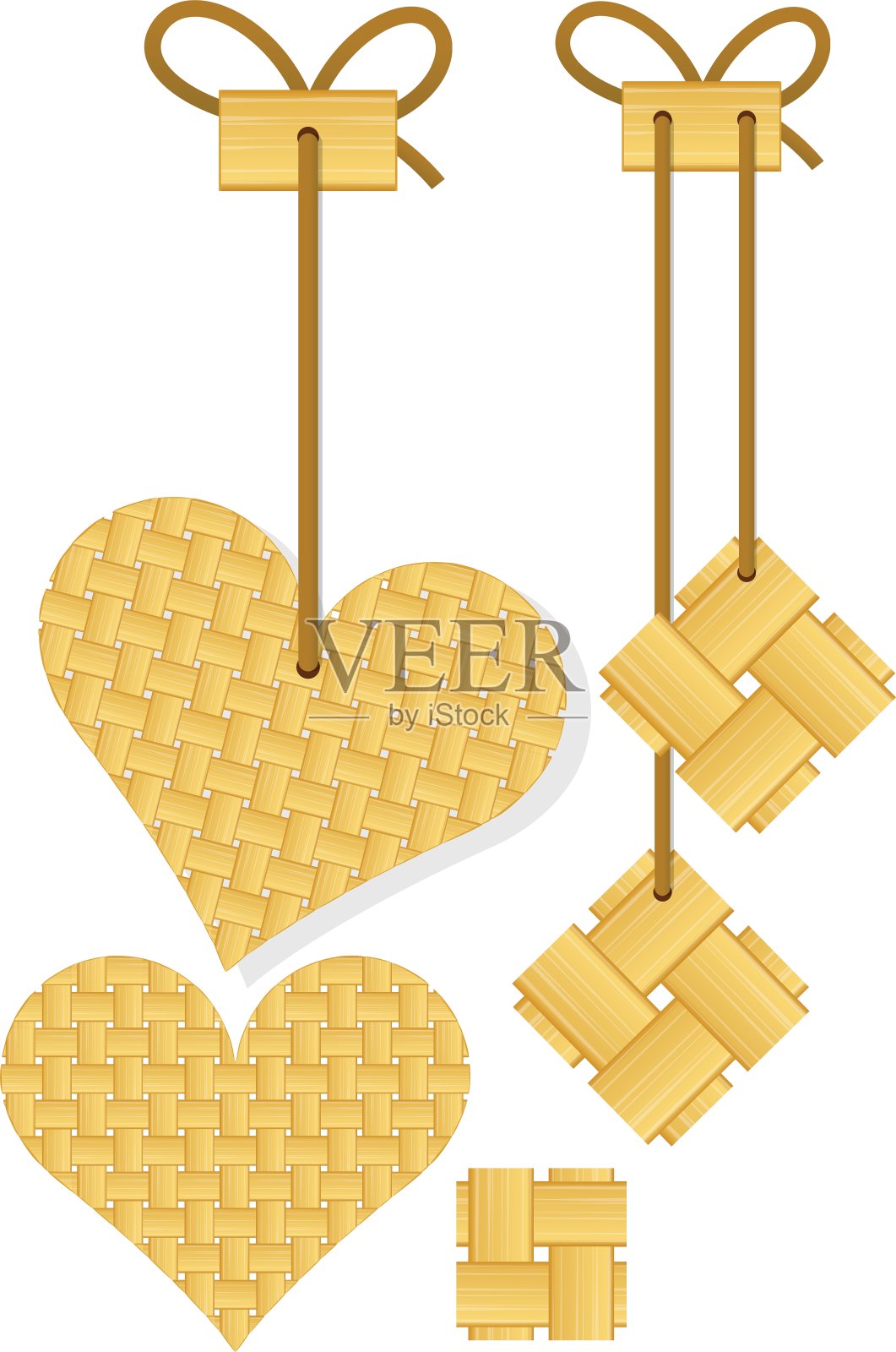 稻草编织设计元素设计元素图片