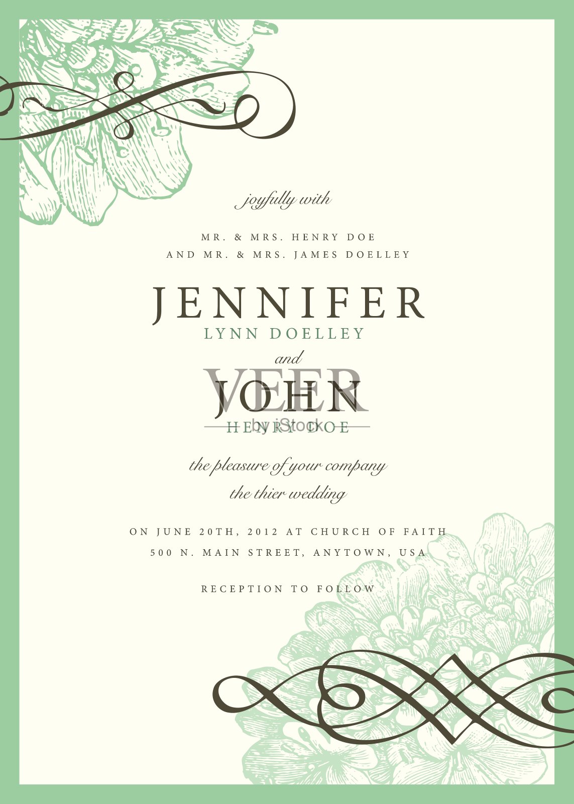 贺卡设计模板素材