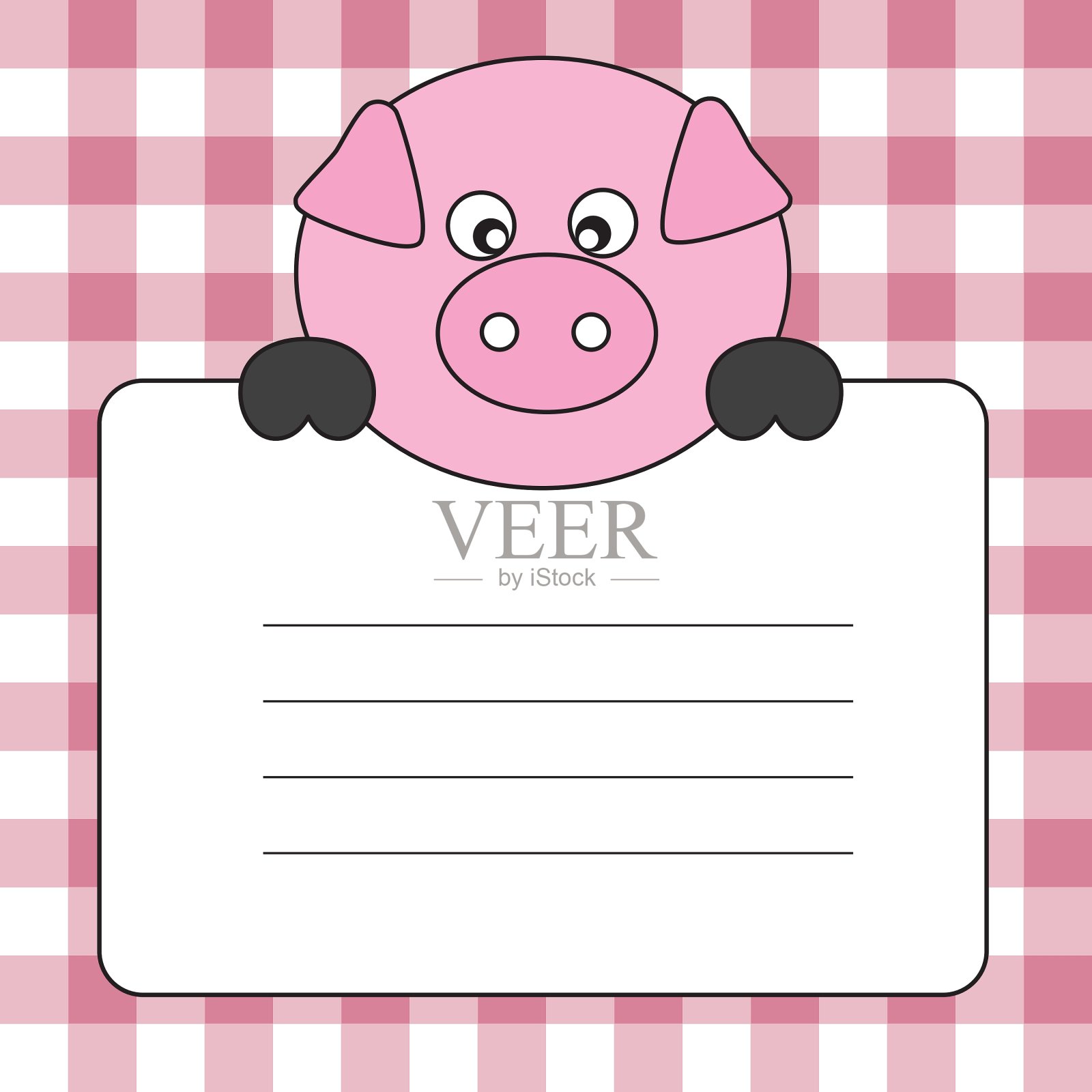 猪插画图片素材