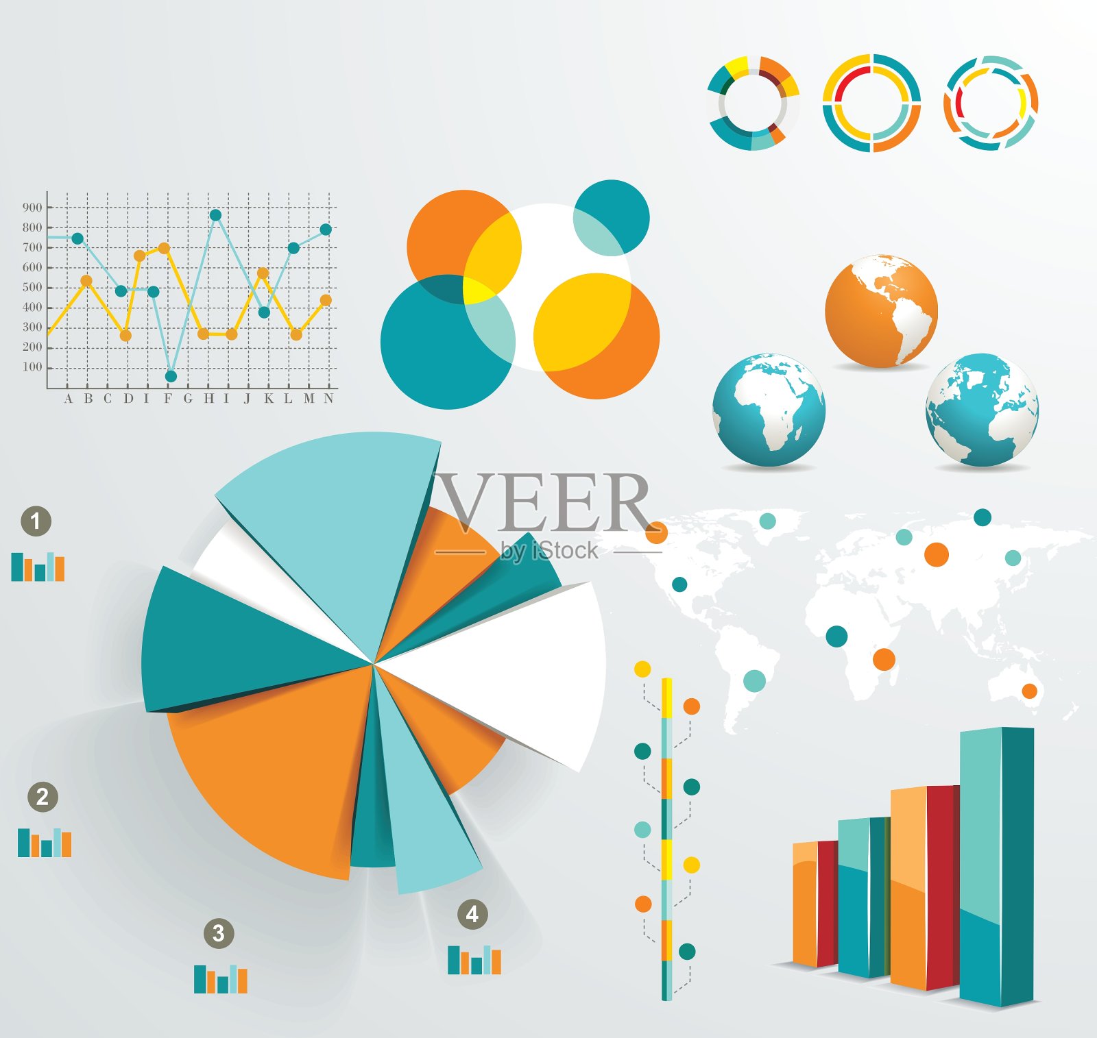 设置信息图元素插画图片素材