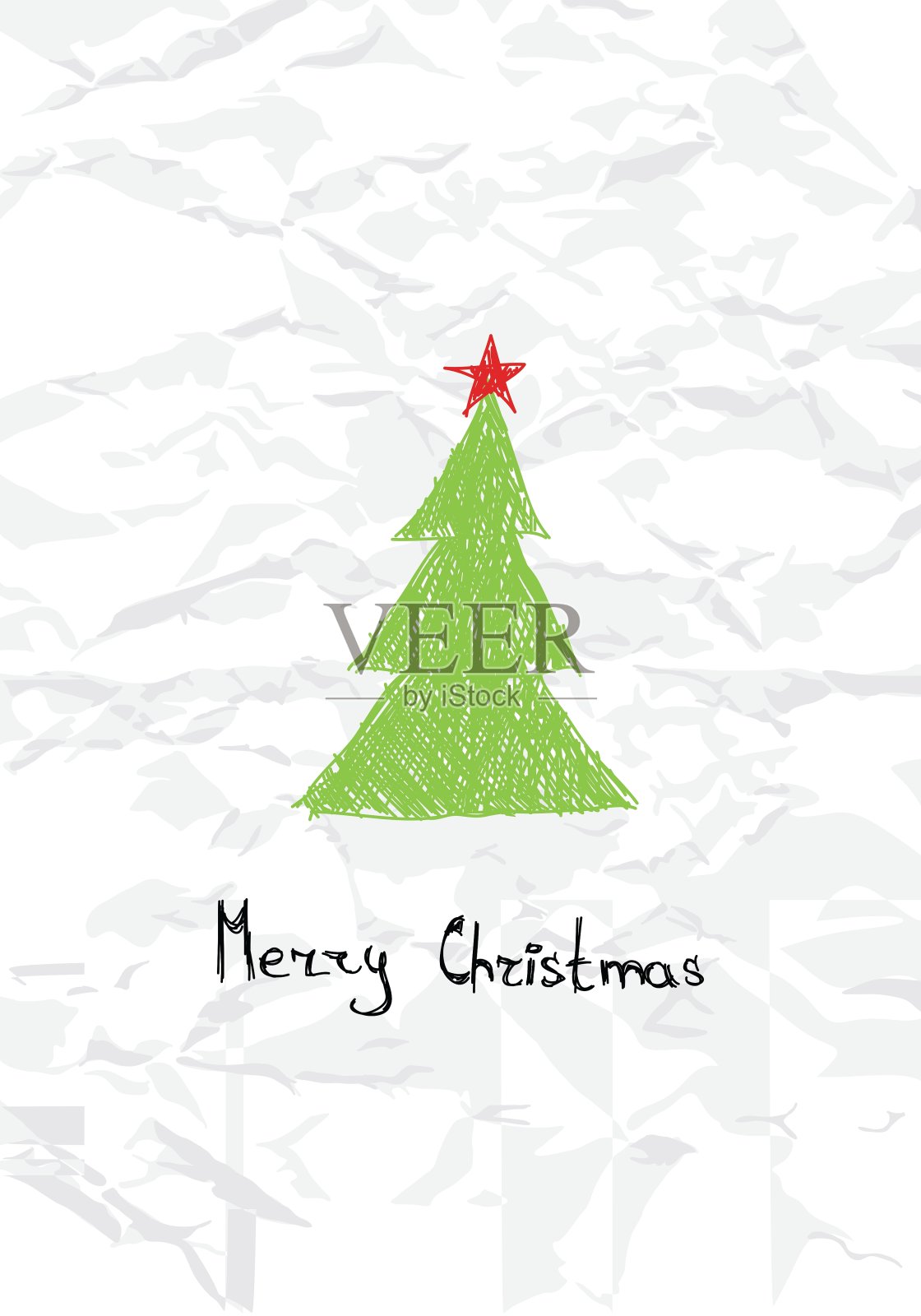 圣诞明信片设计模板素材