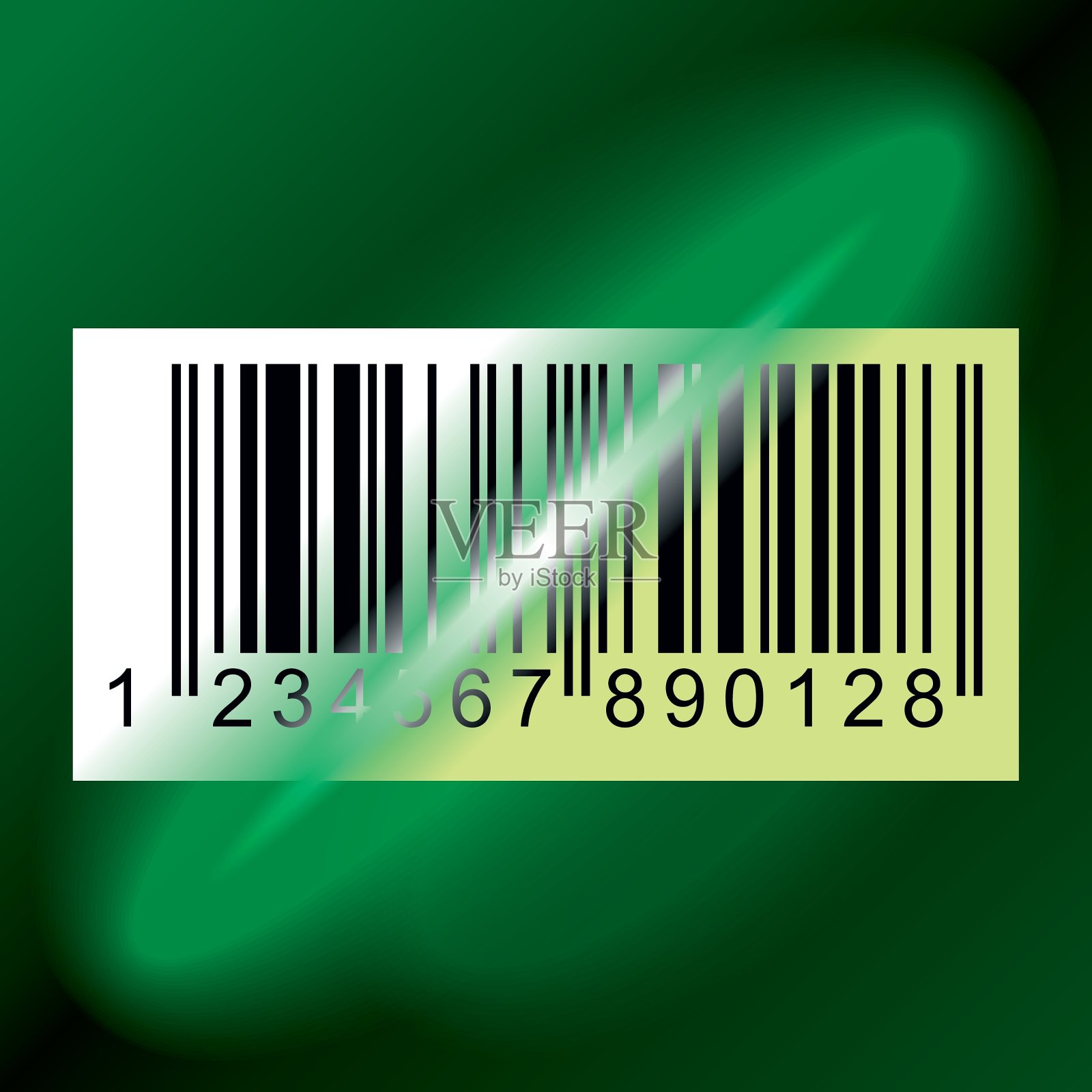 条形码标签插画图片素材