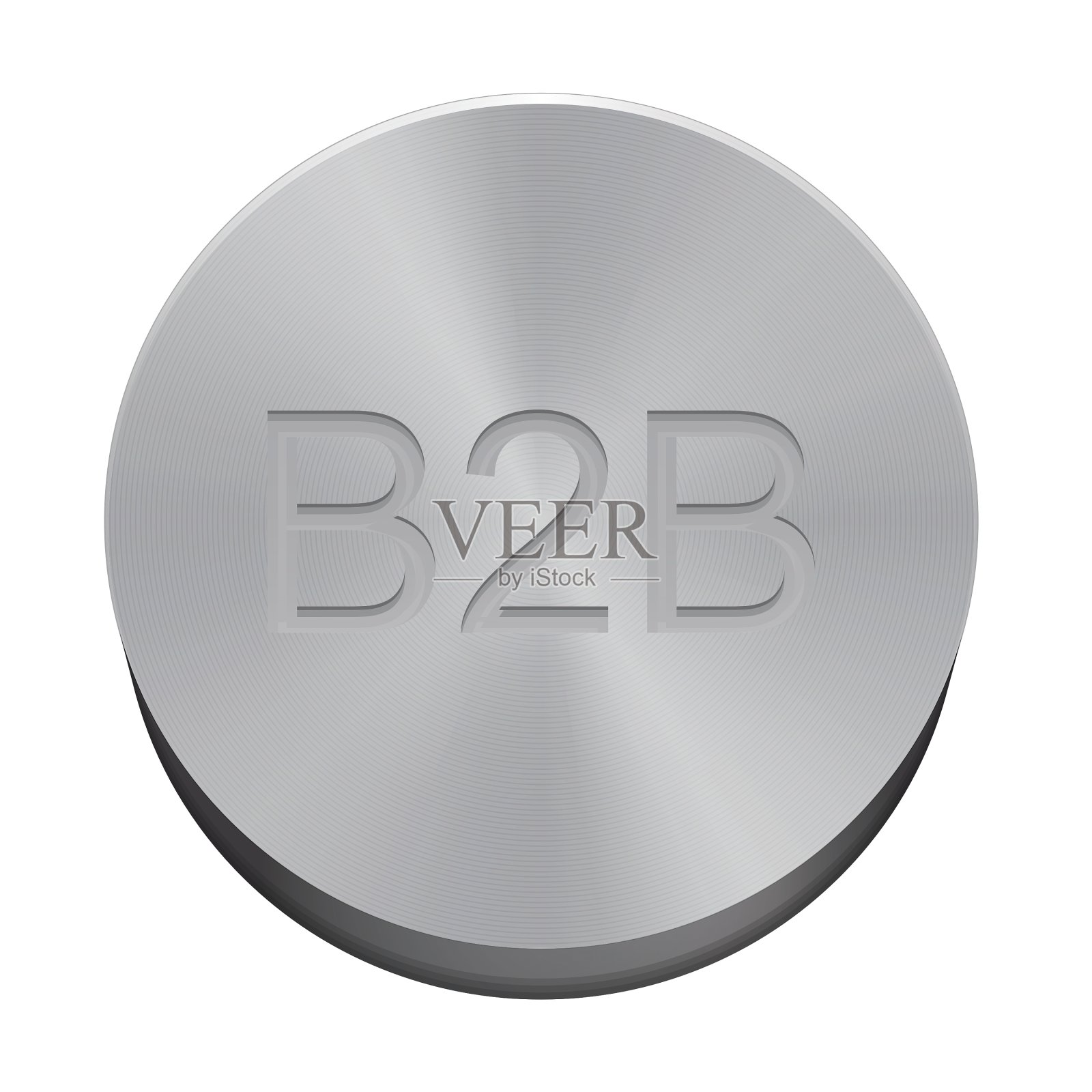 按钮B2B图标素材