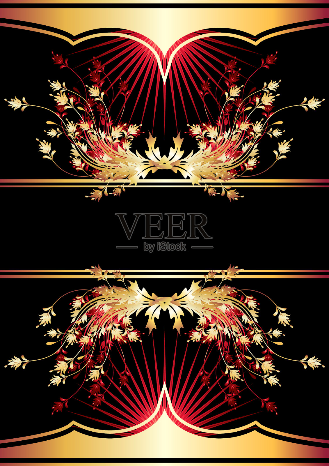 黄金饰品插画图片素材