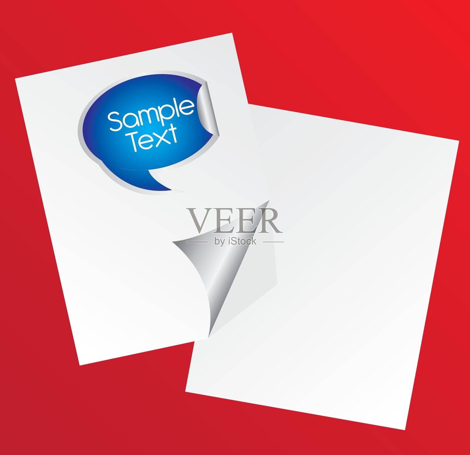 认为泡沫贴纸插画图片素材