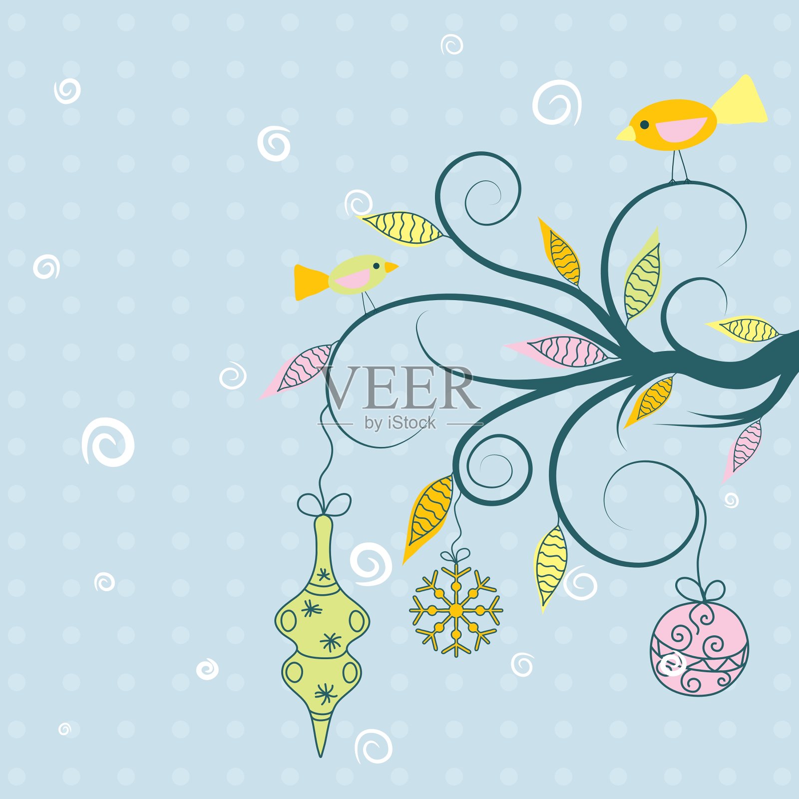 圣诞贺卡模板设计模板素材