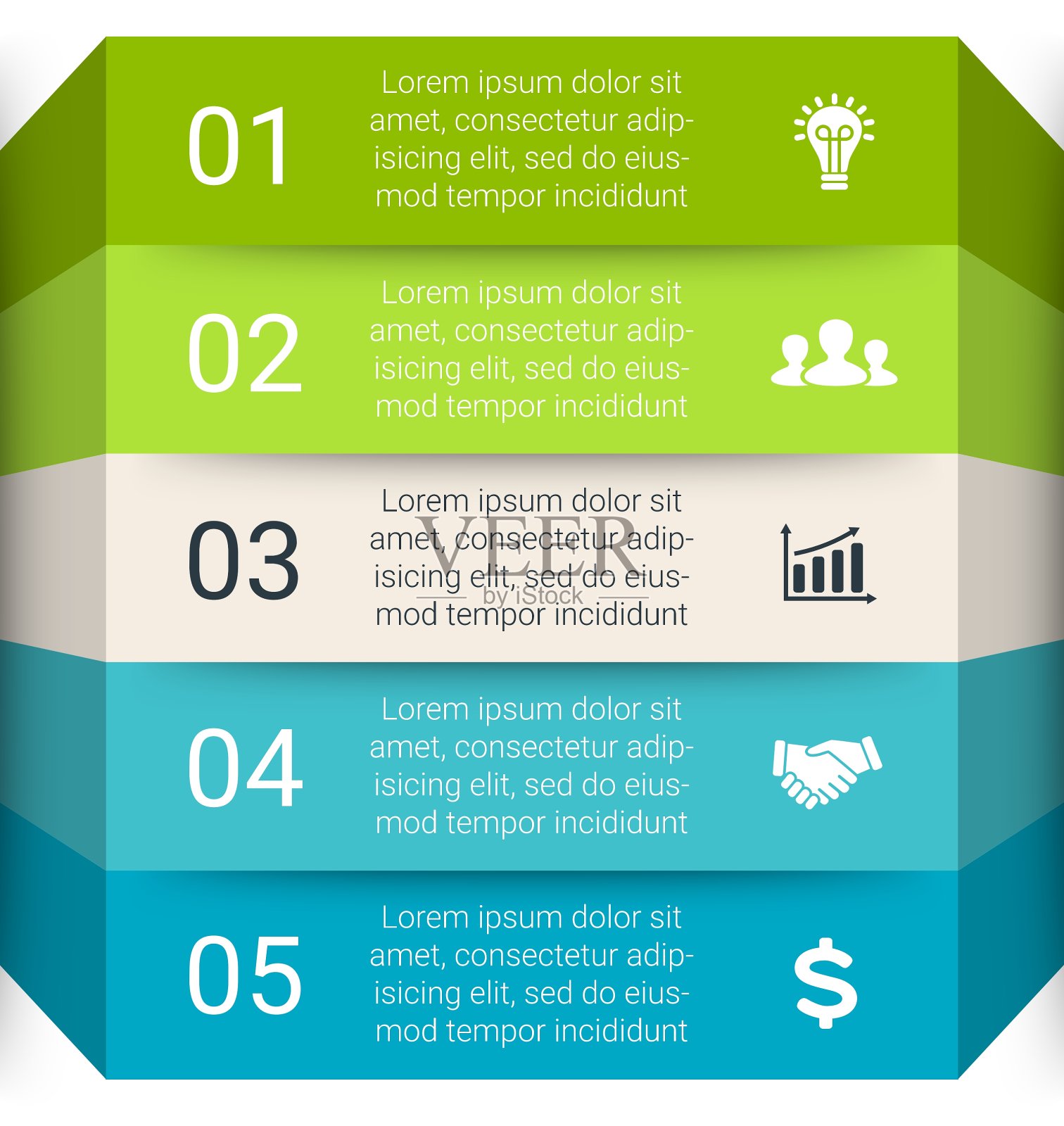 infographic图表的模板设计模板素材