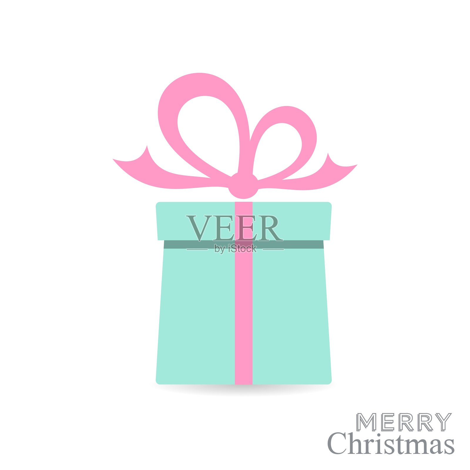 圣诞礼品卡插画图片素材