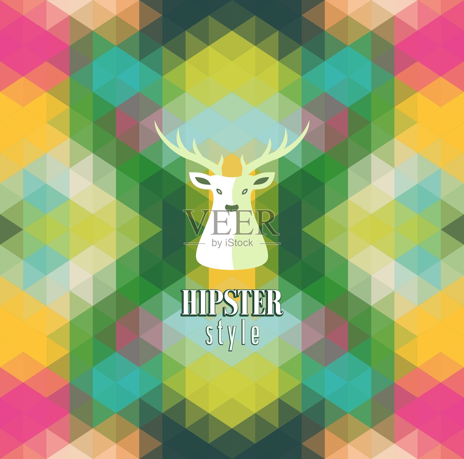 潮人的背景插画图片素材