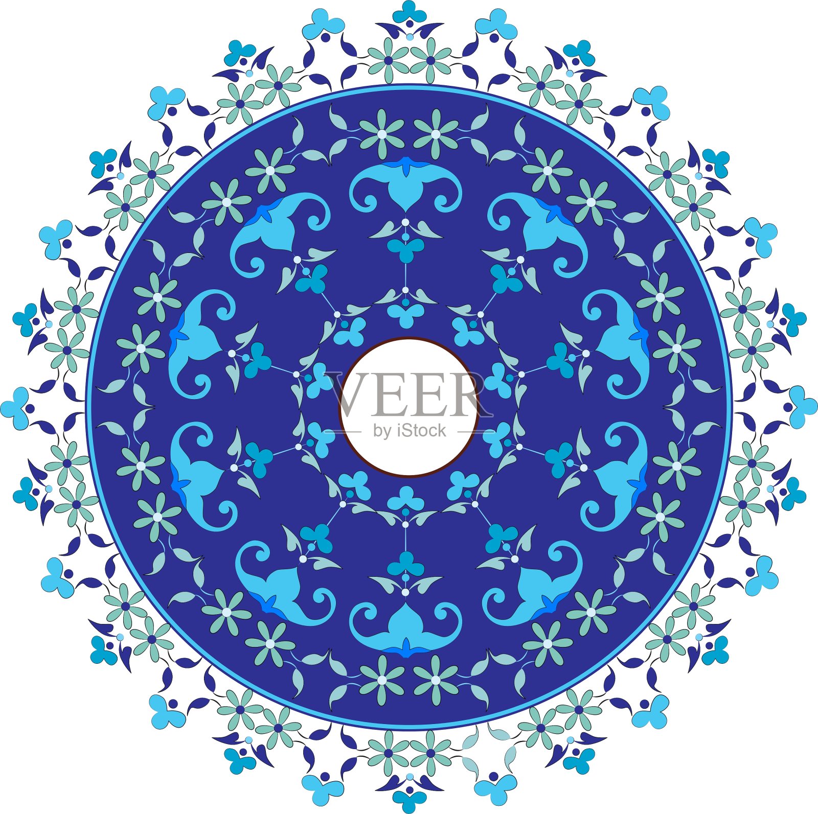 奥斯曼图案设计系列50插画图片素材