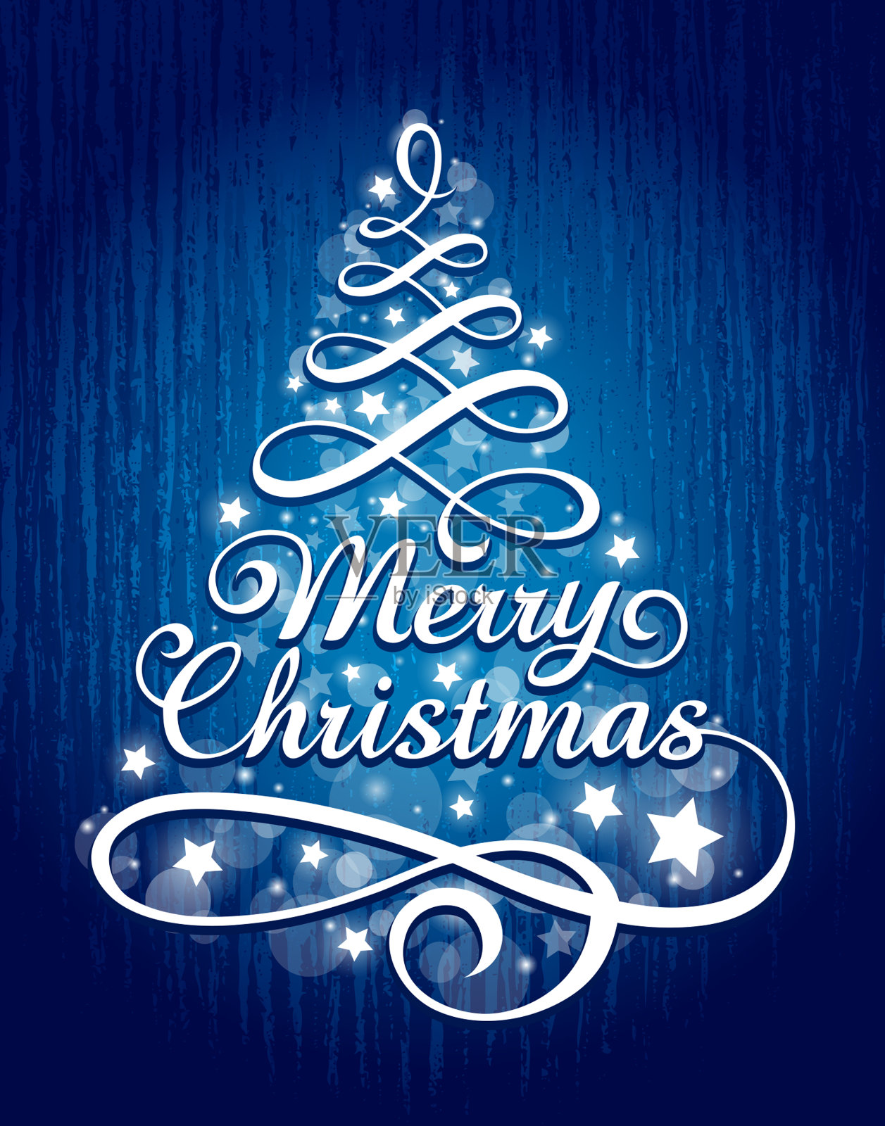 圣诞节书法刻字插画图片素材