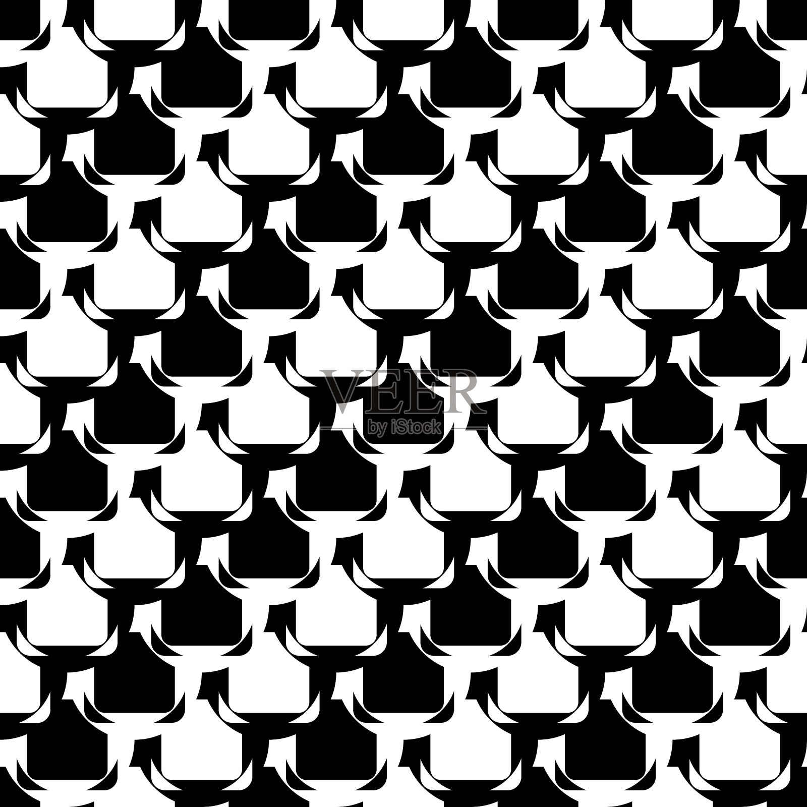 设计无缝单色对角线图案插画图片素材