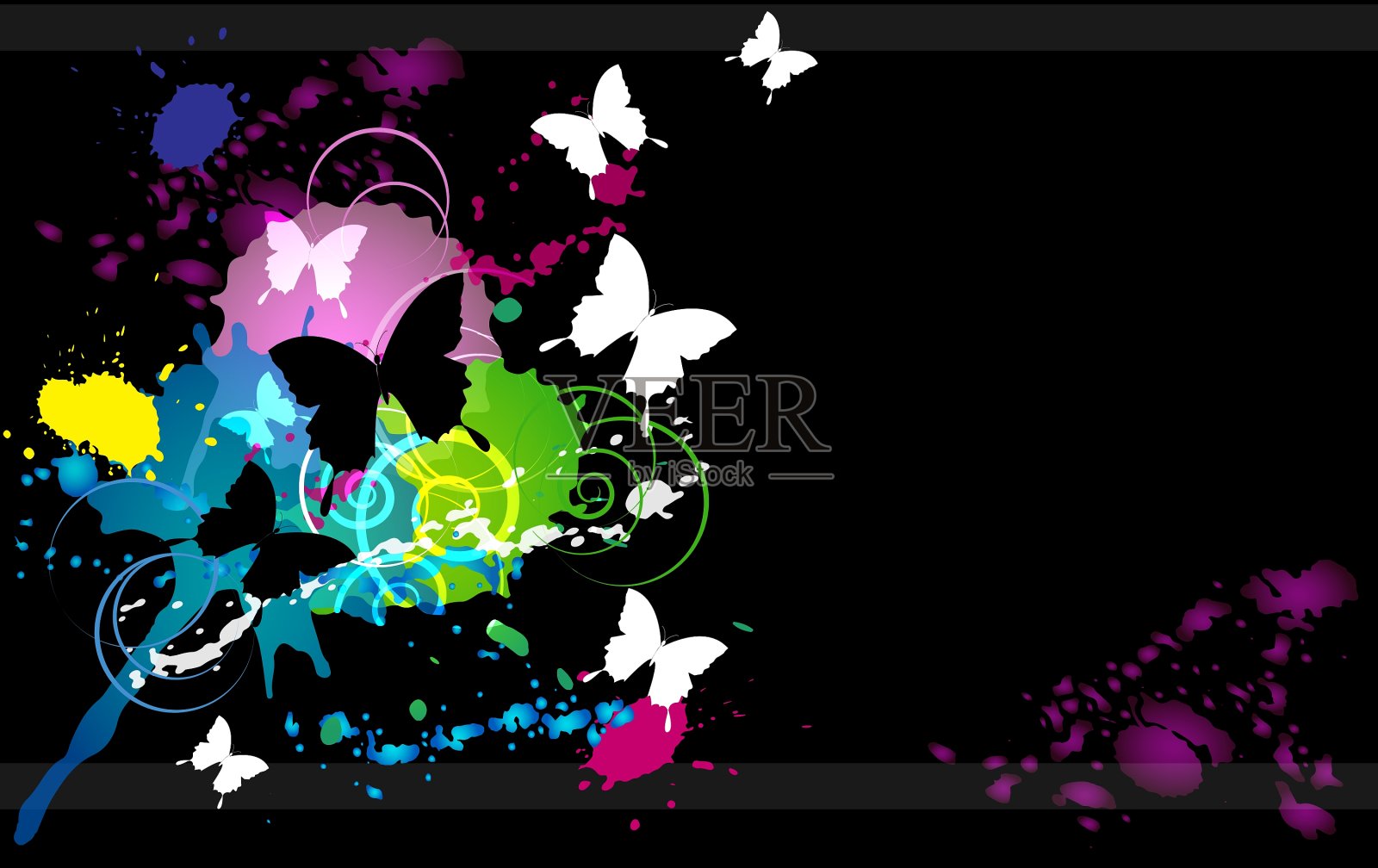 黑牌插画图片素材