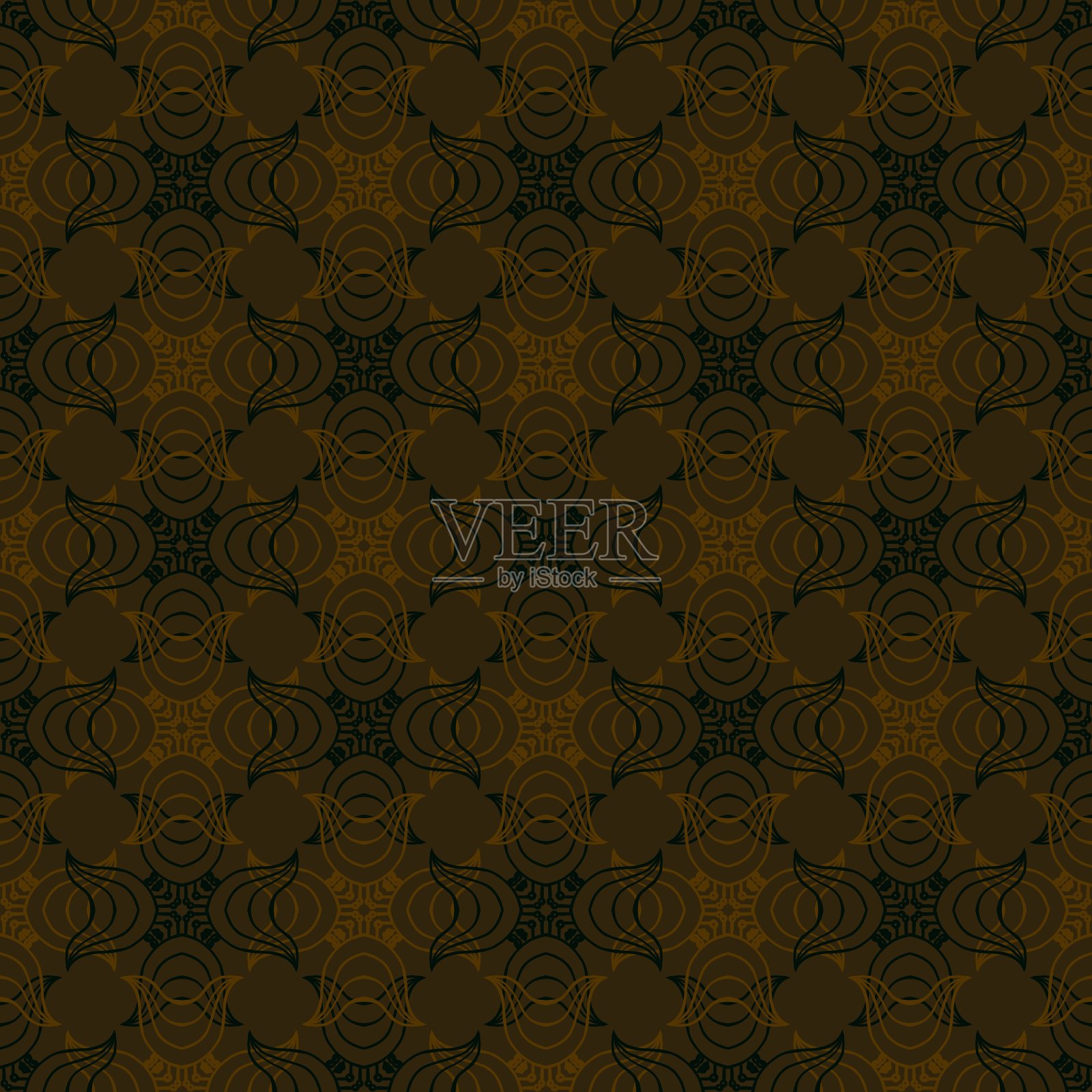 有机颜色的复古图案插画图片素材